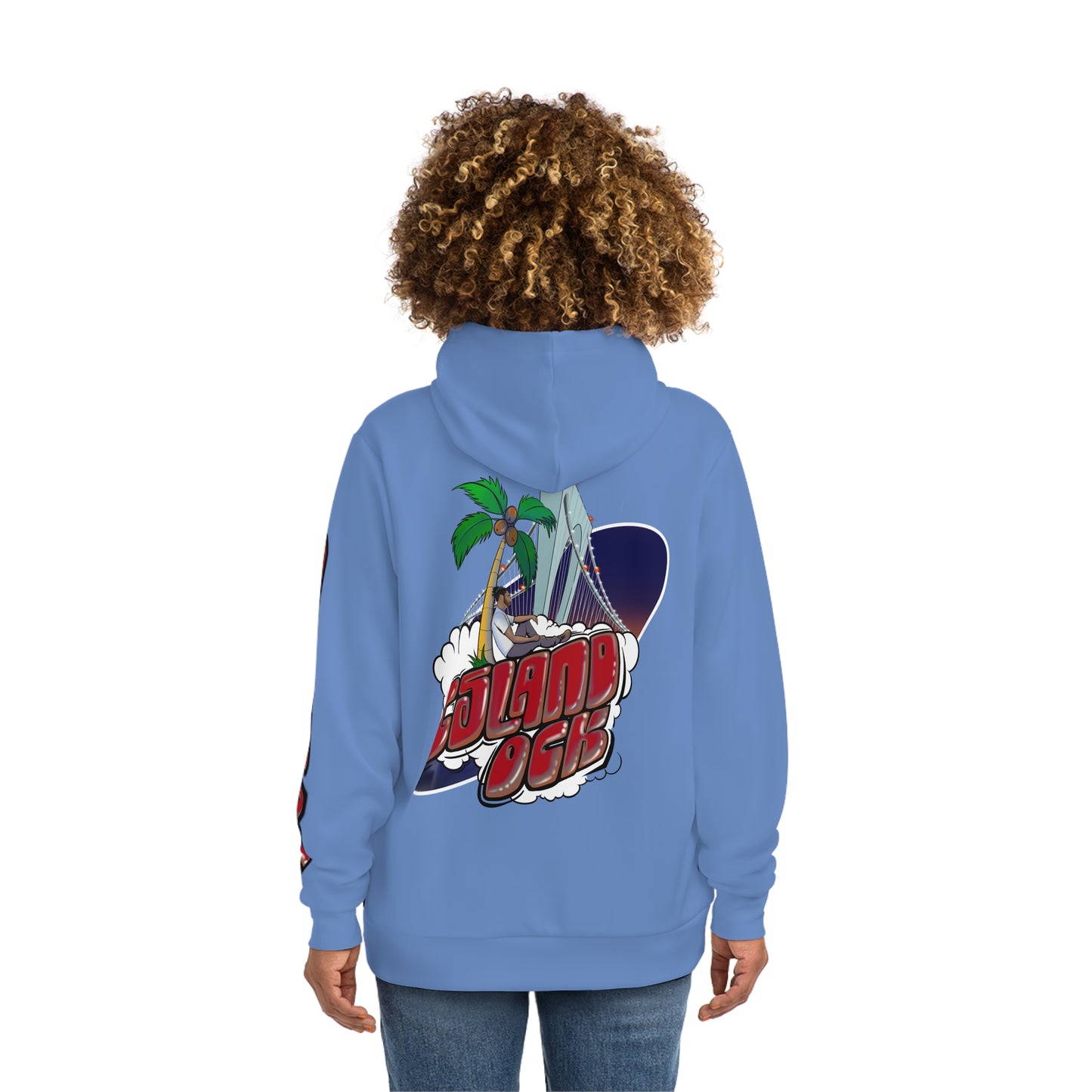 Island Ock Pullover Hoodie (Carolina Blue)