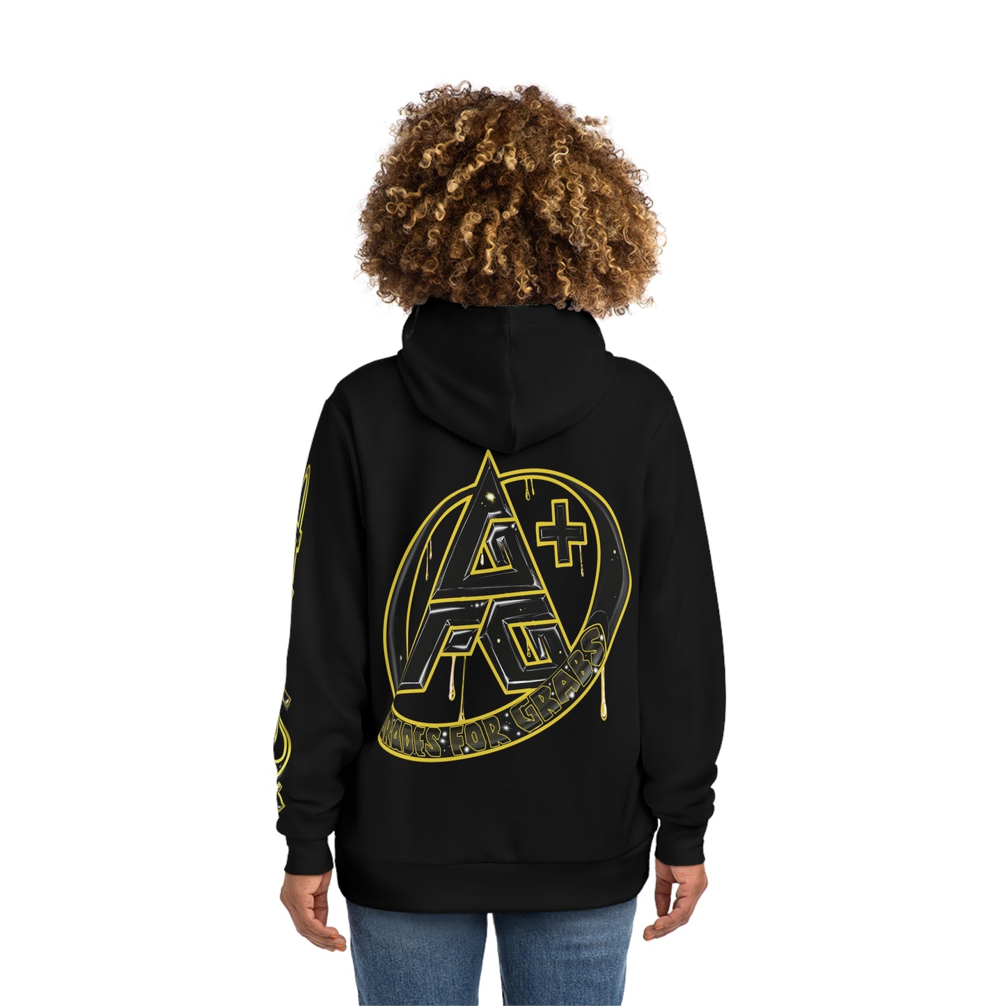 Gold & Black A+ Drip Hoodie (Black)
