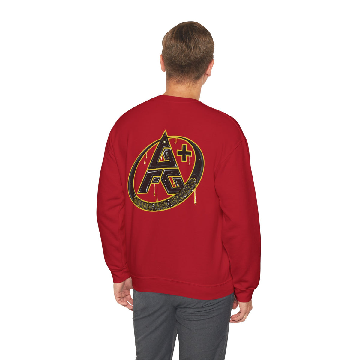 Black and Gold A+ Crewneck Sweatshirt