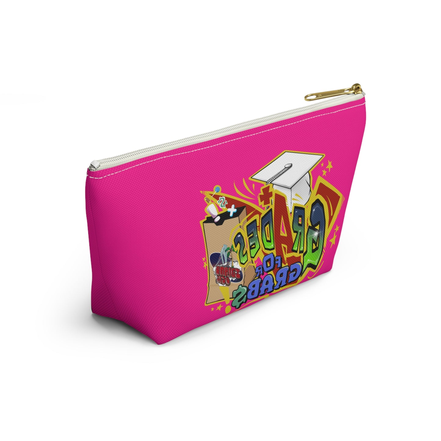 Grades for Grabs School Pouch (Hot Pink)