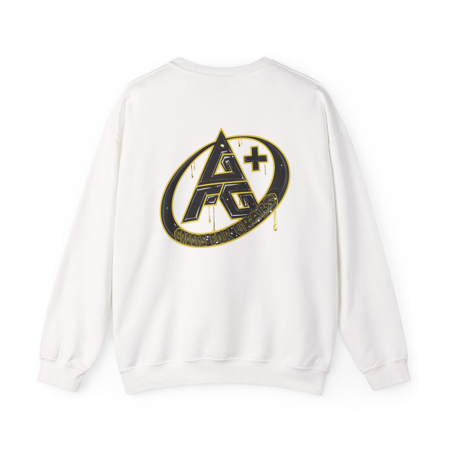 Black and Gold A+ Crewneck Sweatshirt