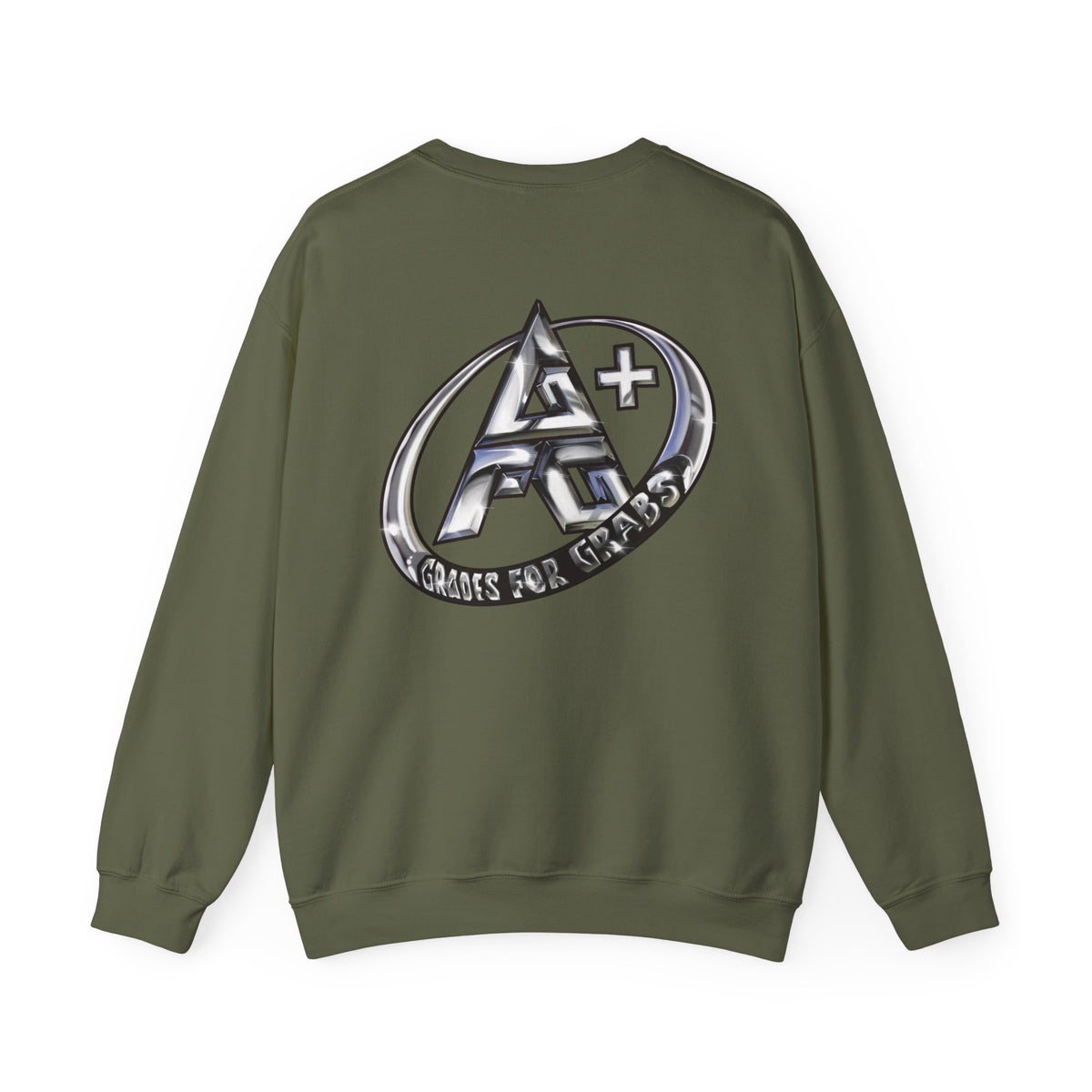 Silver A+ Crewneck Sweatshirt