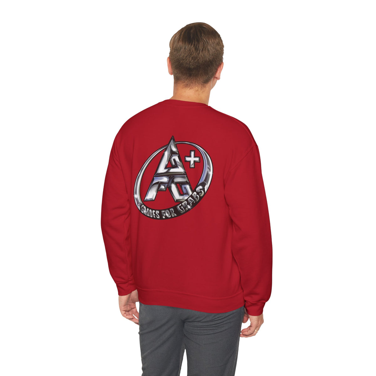 Silver A+ Crewneck Sweatshirt