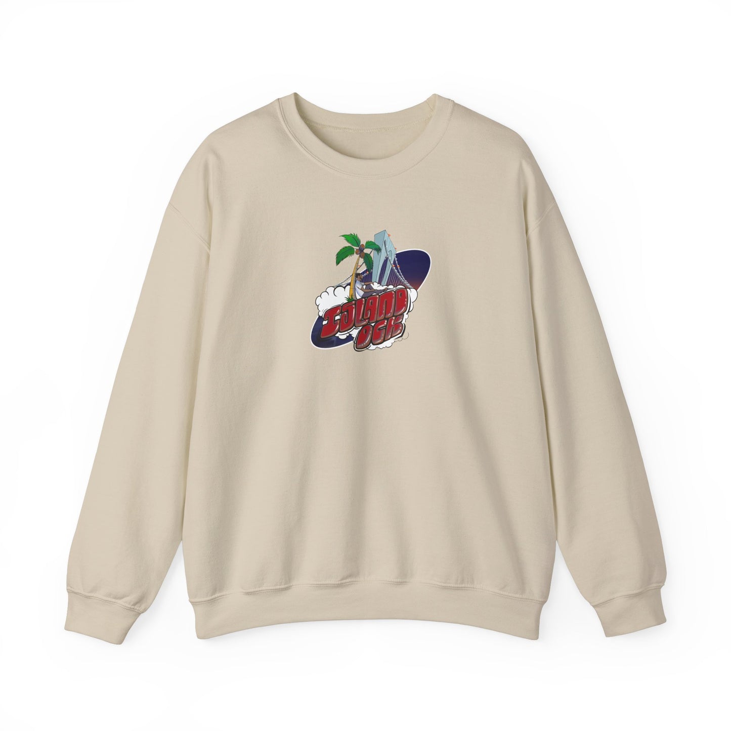 Black, White, Red, Green A+ Crewneck Sweatshirt