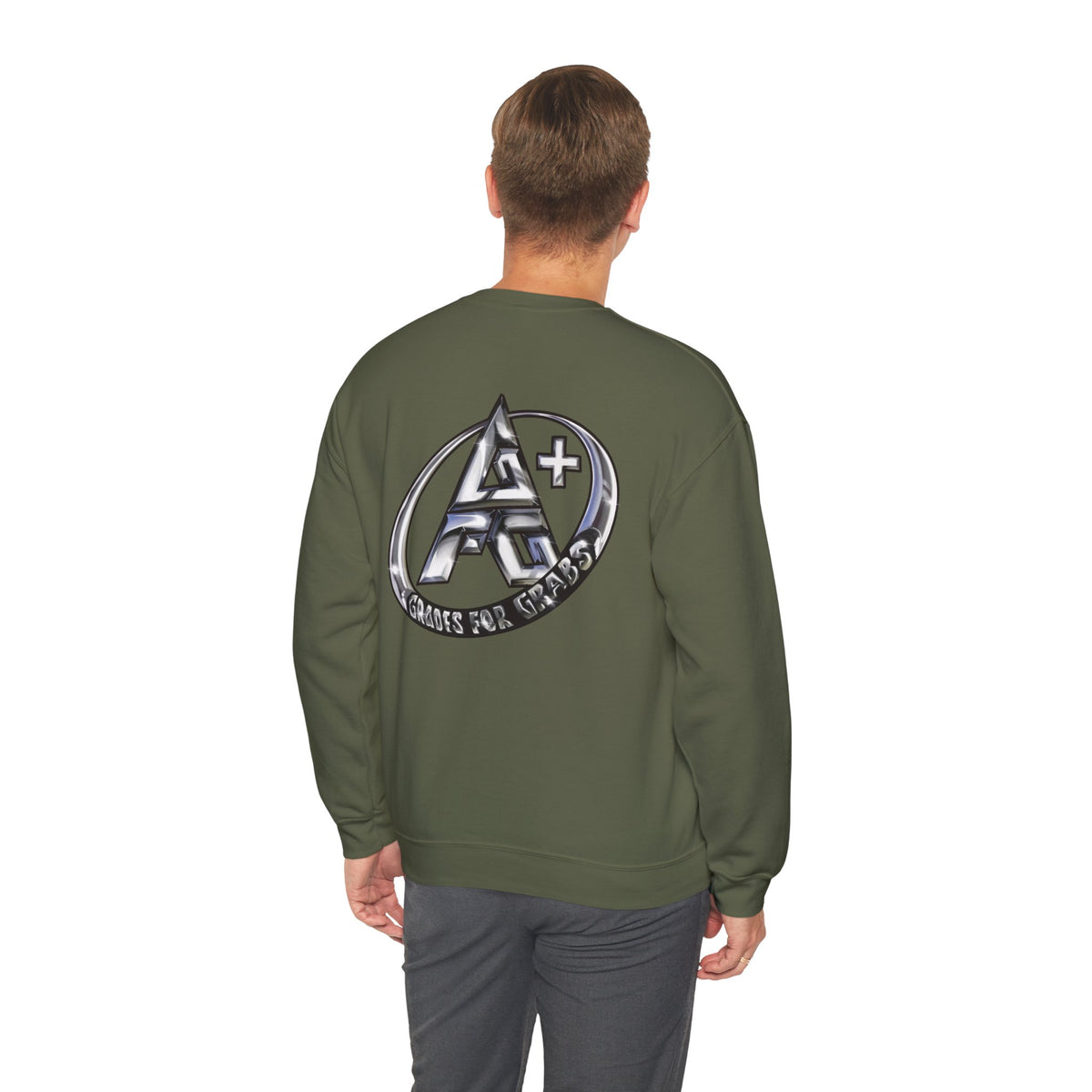 Silver A+ Crewneck Sweatshirt