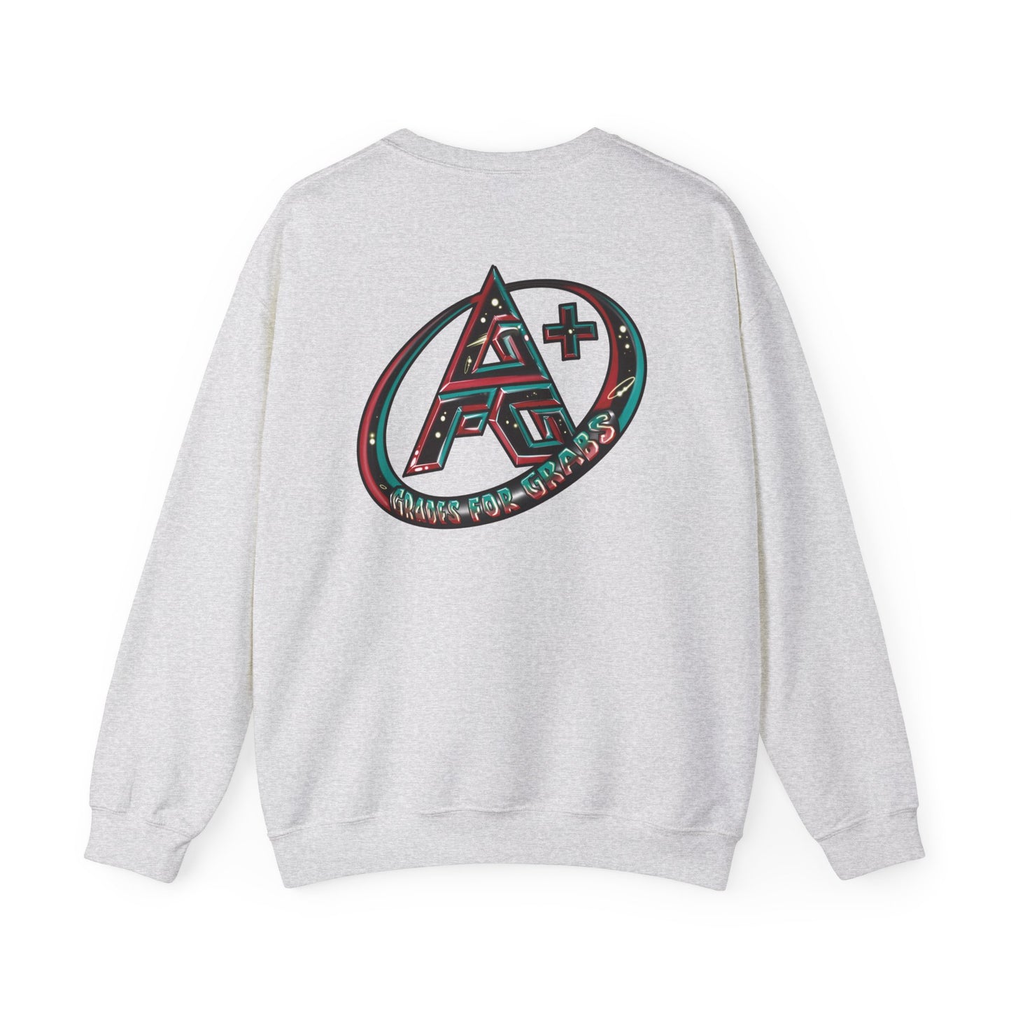 Black, White, Red, Green A+ Crewneck Sweatshirt