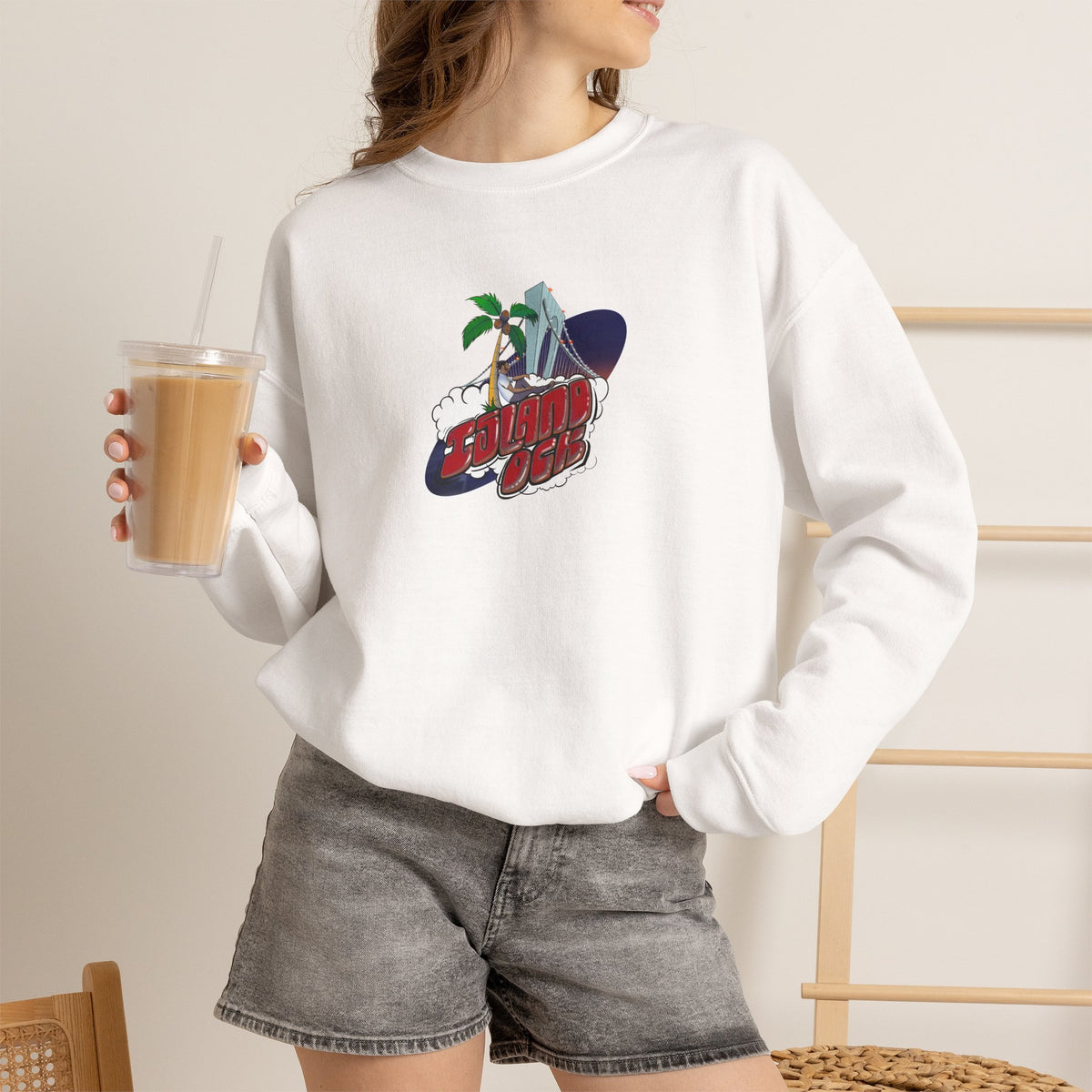 Black and Gold A+ Crewneck Sweatshirt