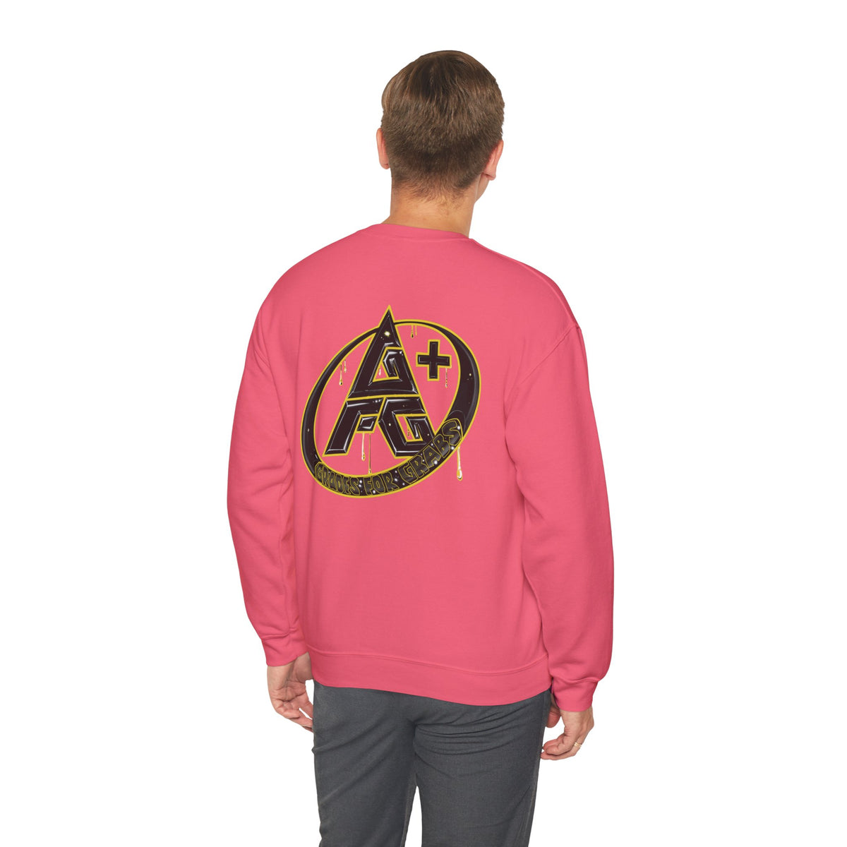 Black and Gold A+ Crewneck Sweatshirt