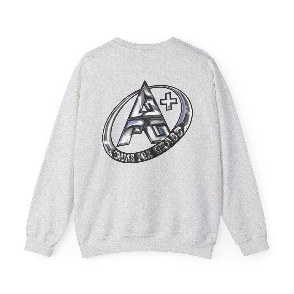 Silver A+ Crewneck Sweatshirt