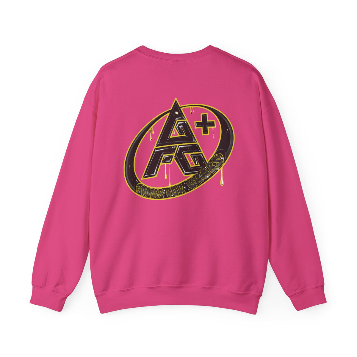 Black and Gold A+ Crewneck Sweatshirt