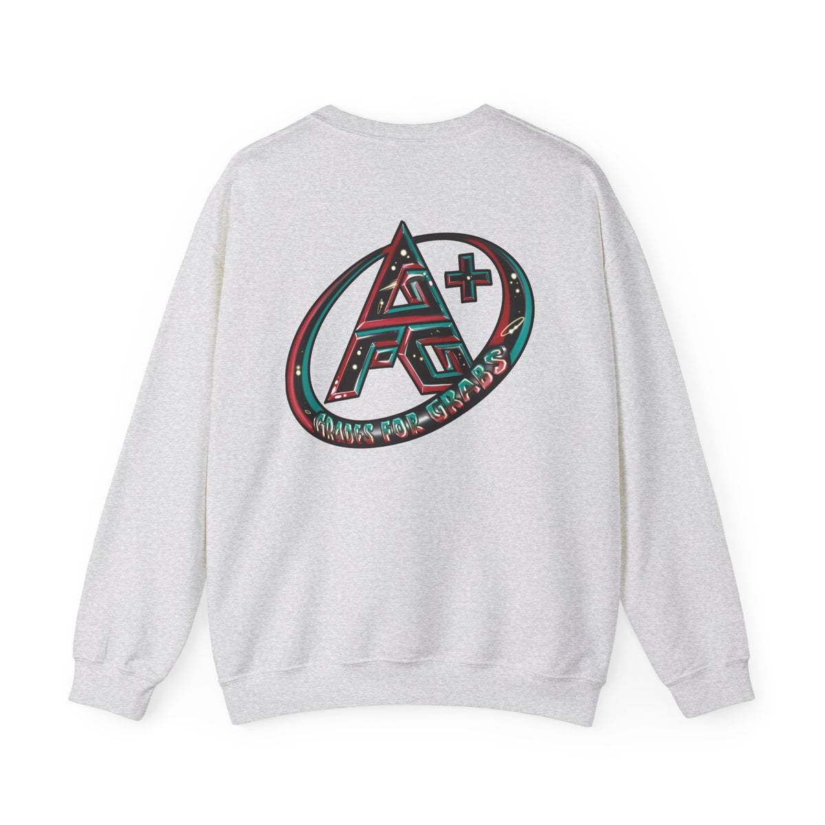 Black, White, Red, Green A+ Crewneck Sweatshirt