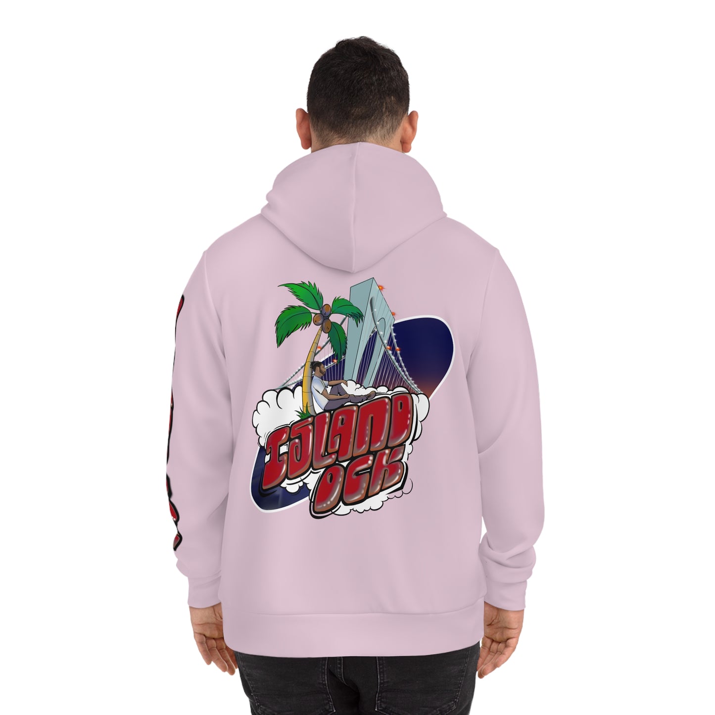 Island Ock Pullover Hoodie (Light Pink)