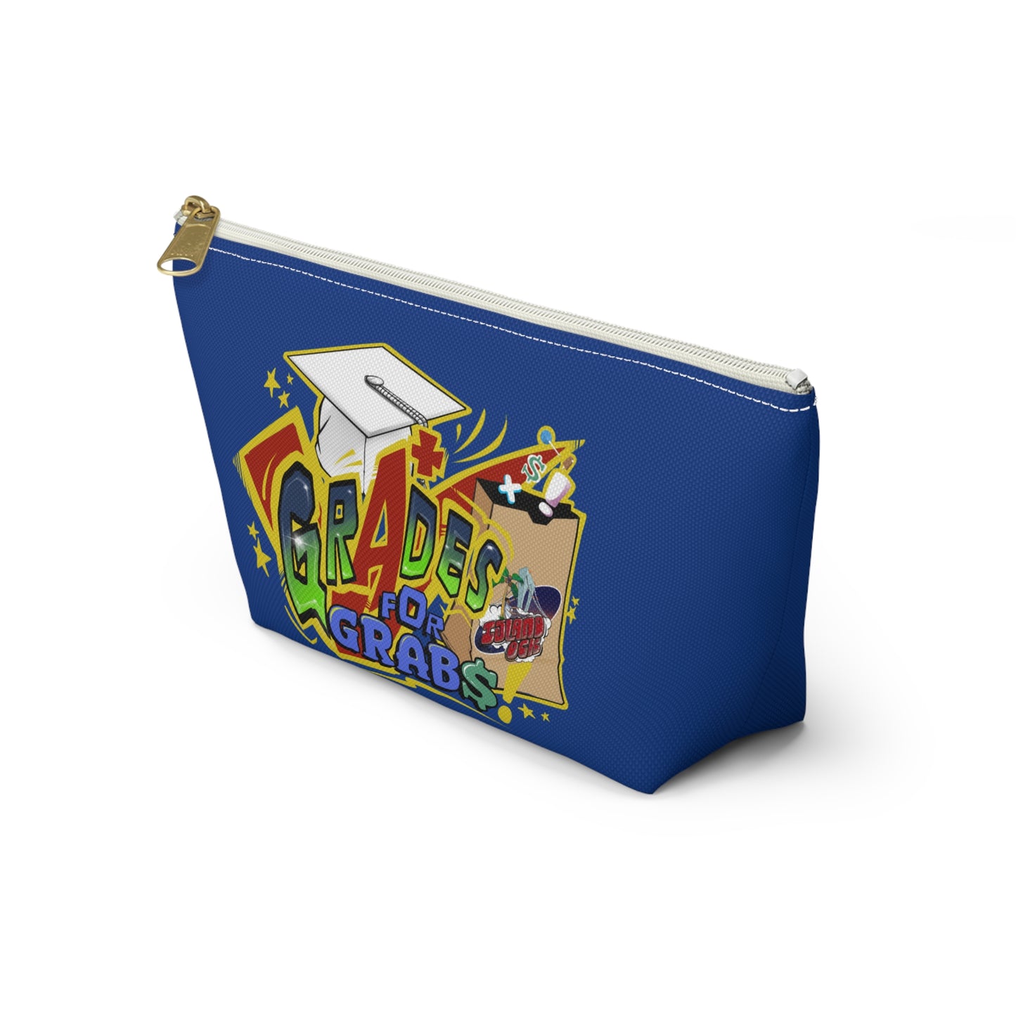 Grades for Grabs School Pouch (Dark Blue)