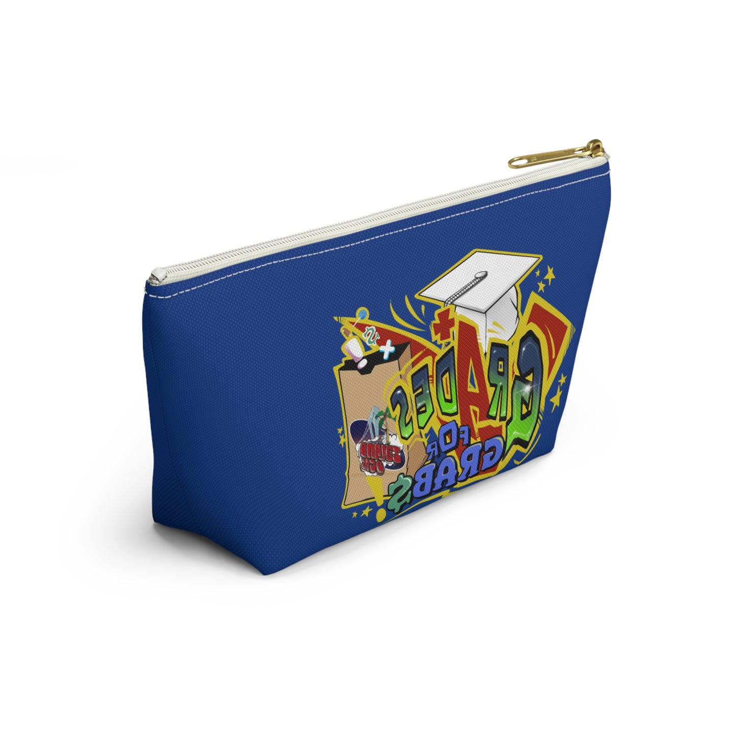 Grades for Grabs School Pouch (Dark Blue)