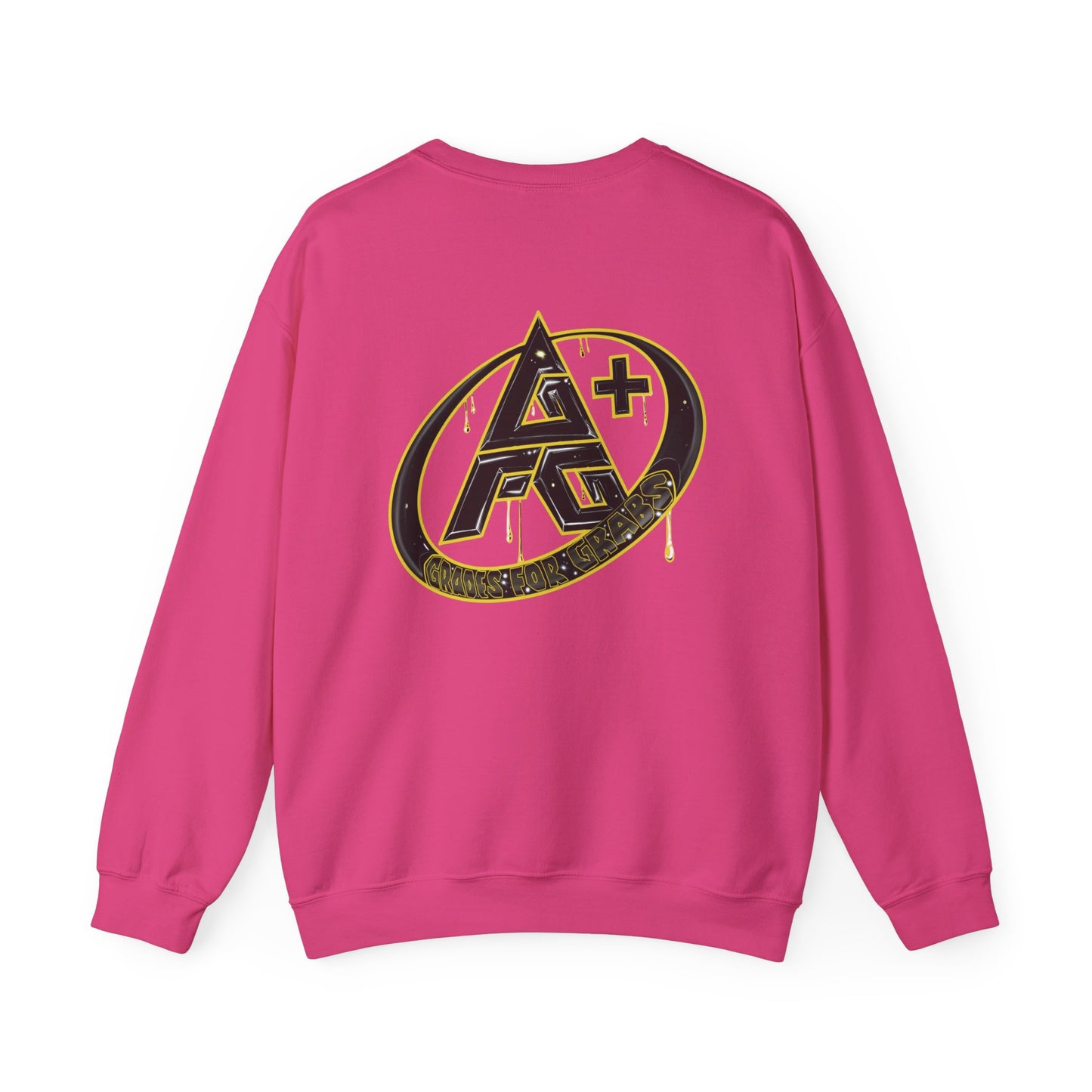 Black and Gold A+ Crewneck Sweatshirt