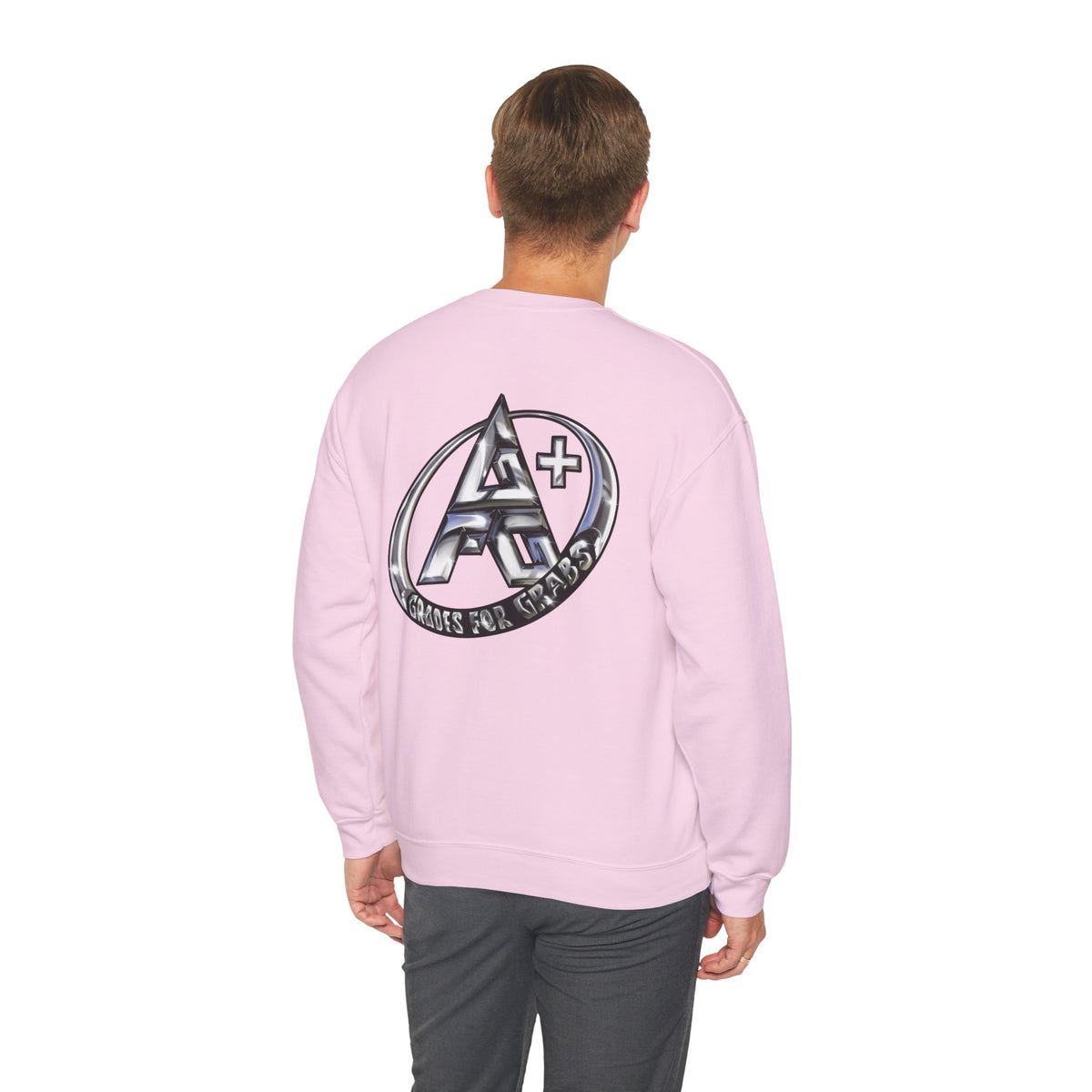 Silver A+ Crewneck Sweatshirt