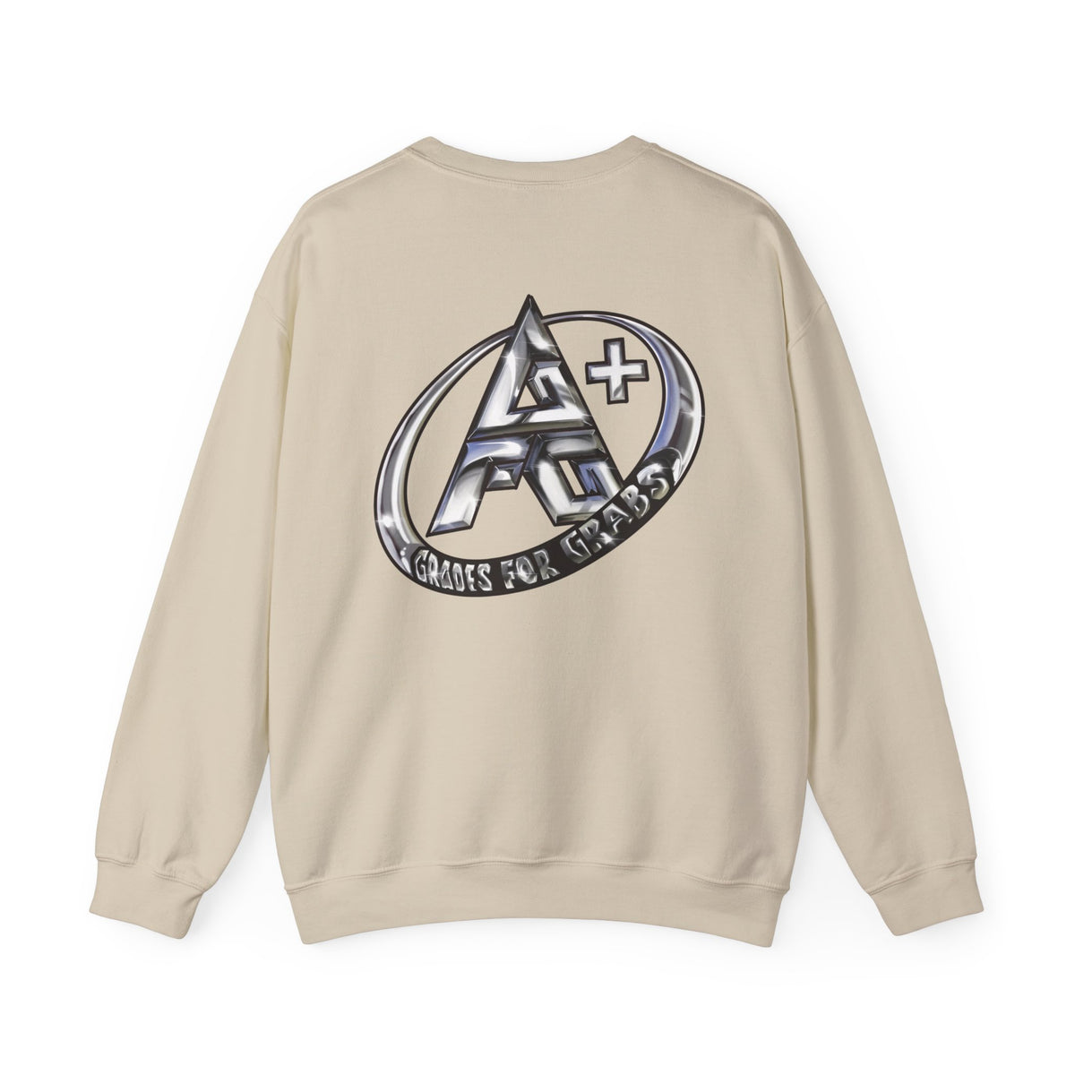 Silver A+ Crewneck Sweatshirt