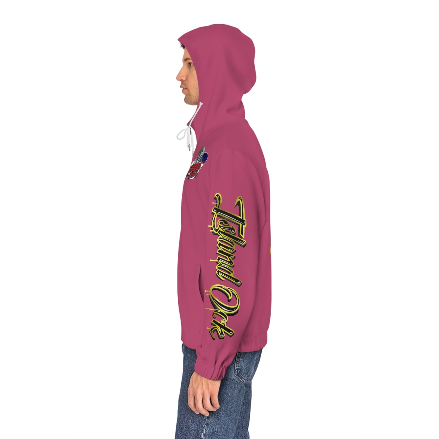 Gold & Black A+ Drip Zip-Up (Heliconia)