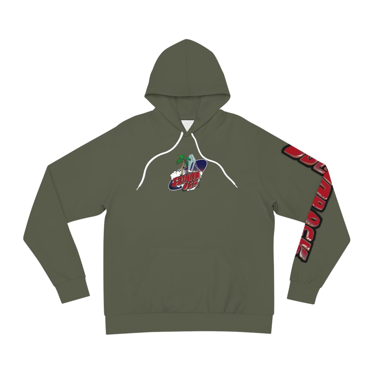 Island Ock Pullover Hoodie (Military Green)