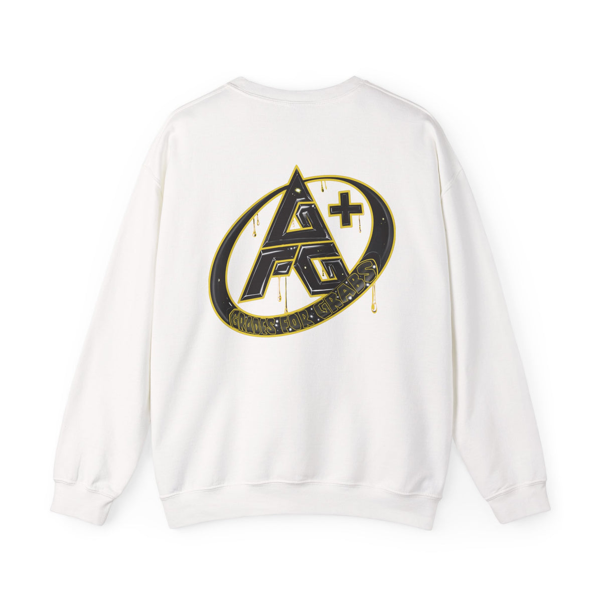 Black and Gold A+ Crewneck Sweatshirt