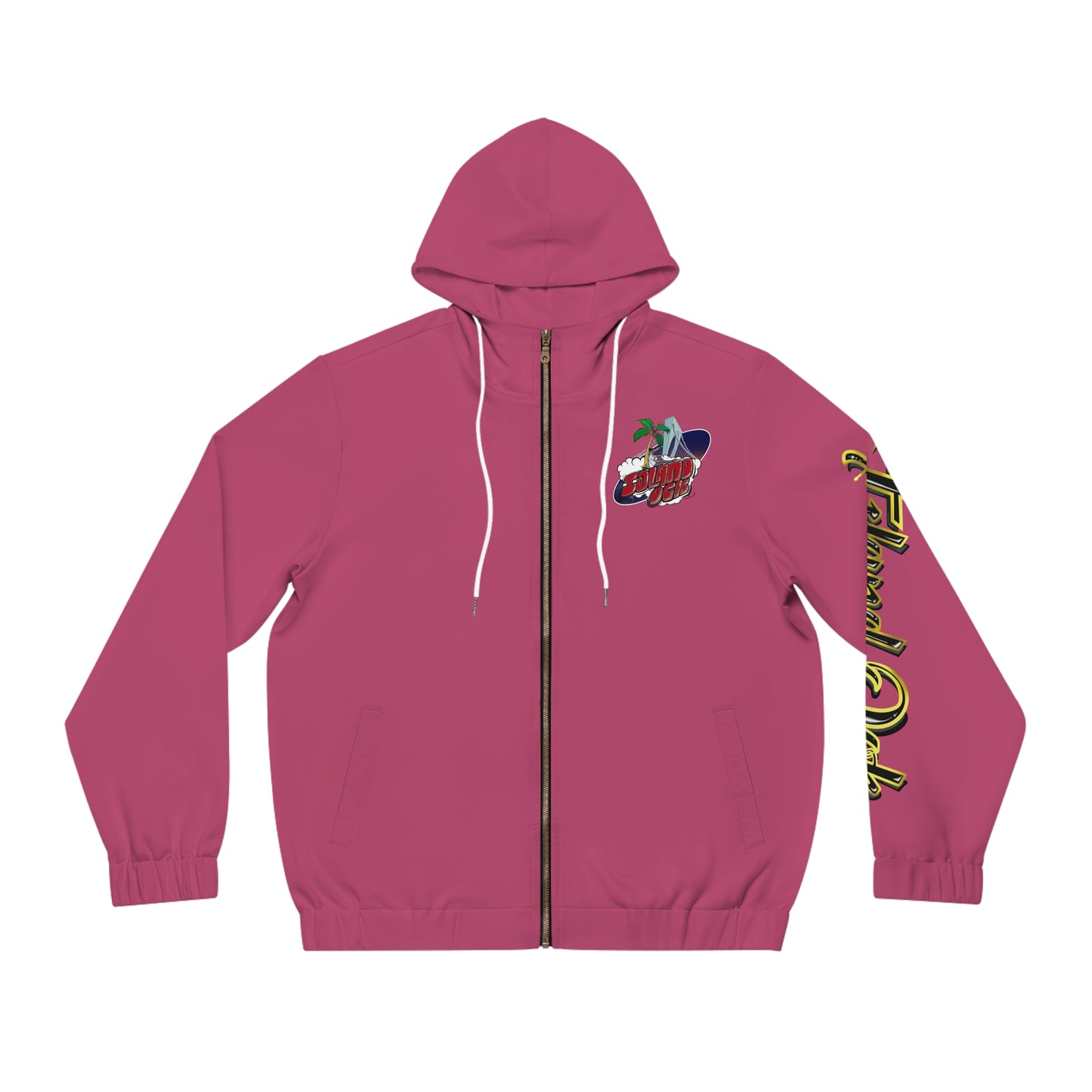 Gold & Black A+ Drip Zip-Up (Heliconia)