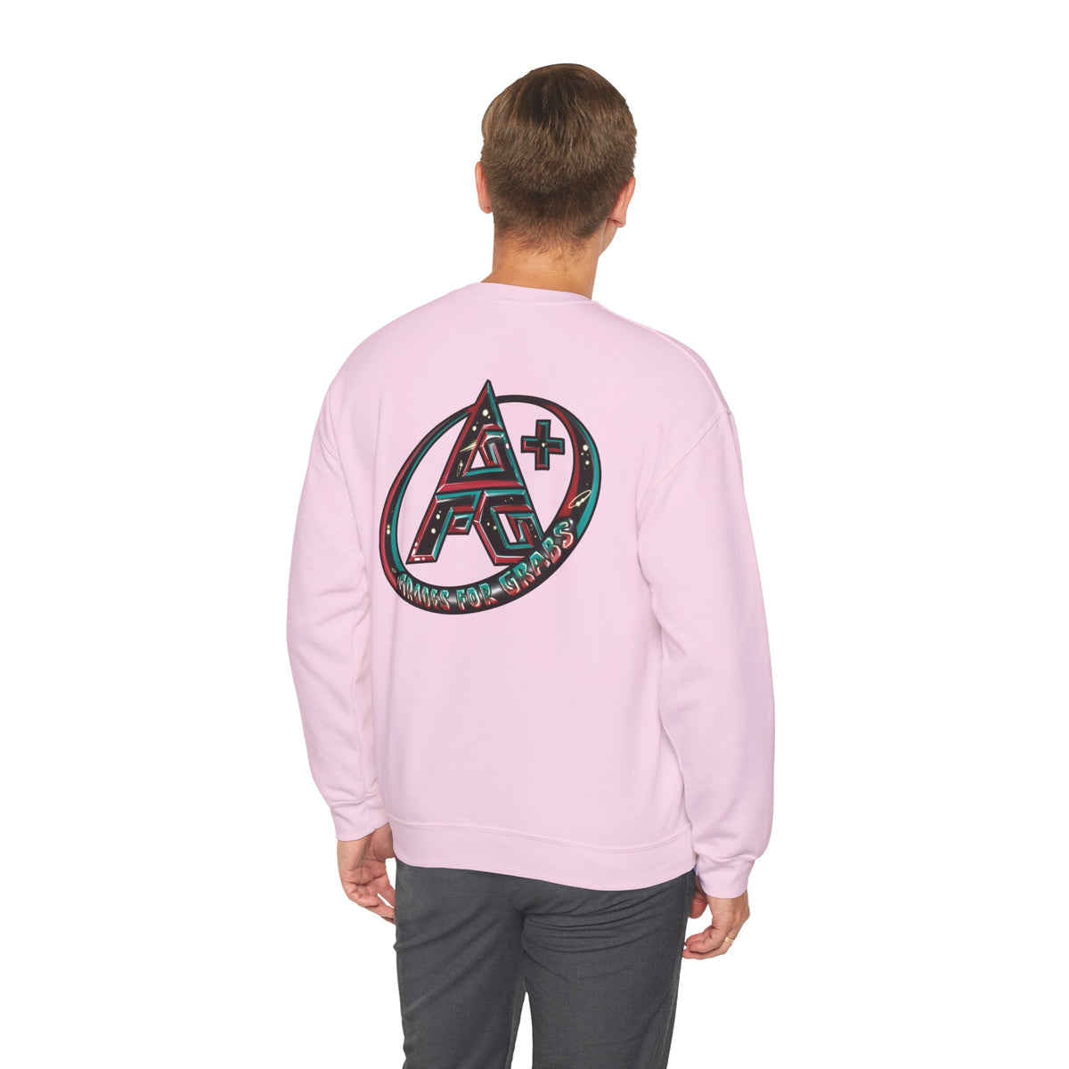 Black, White, Red, Green A+ Crewneck Sweatshirt