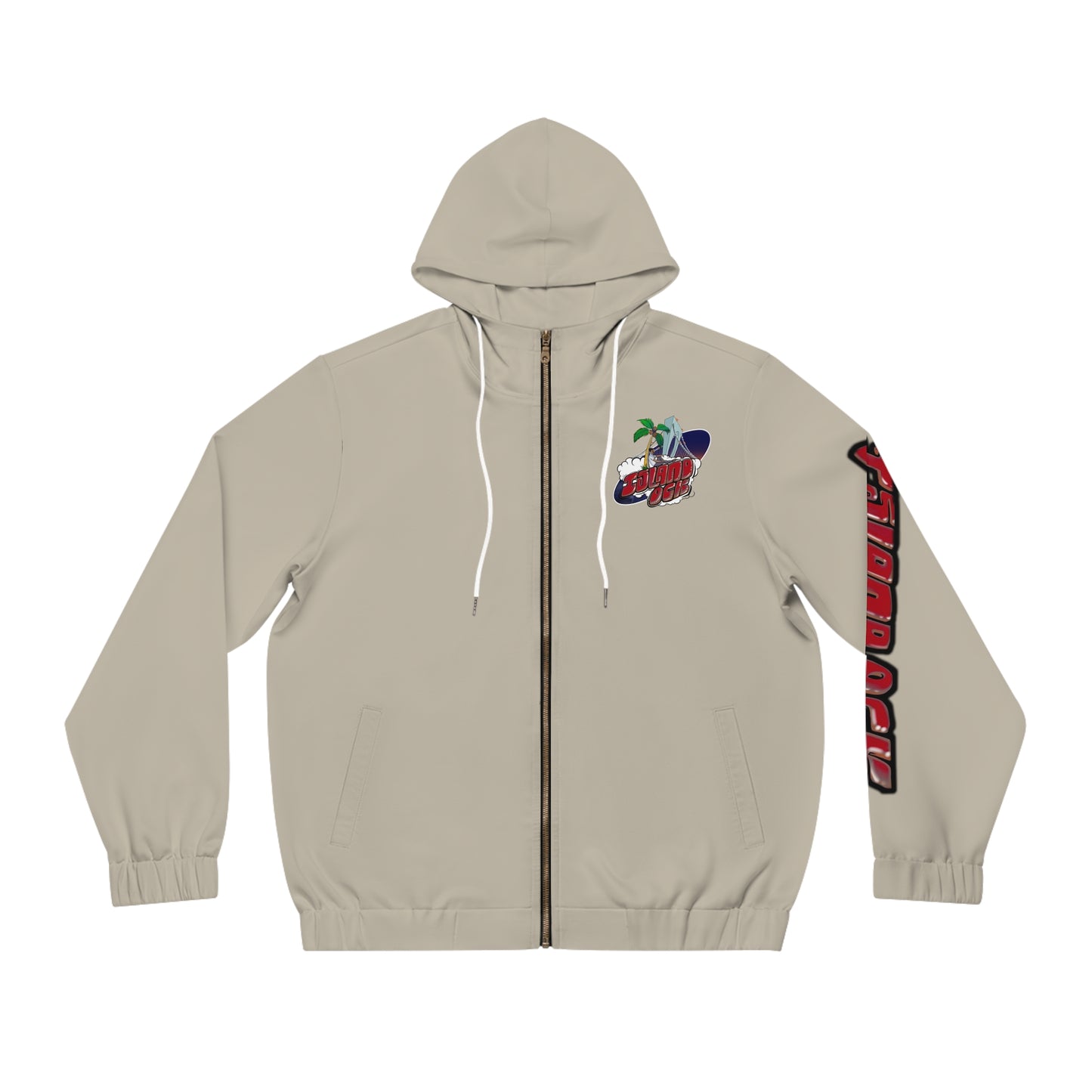 Island Ock Zip-Up Hoodie (Sand)