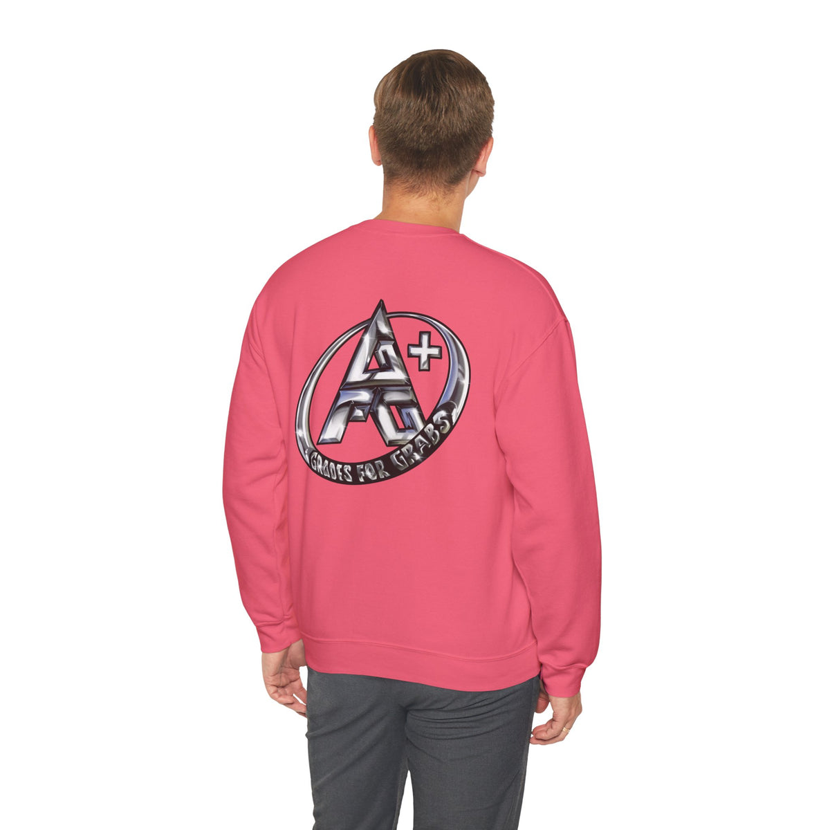 Silver A+ Crewneck Sweatshirt