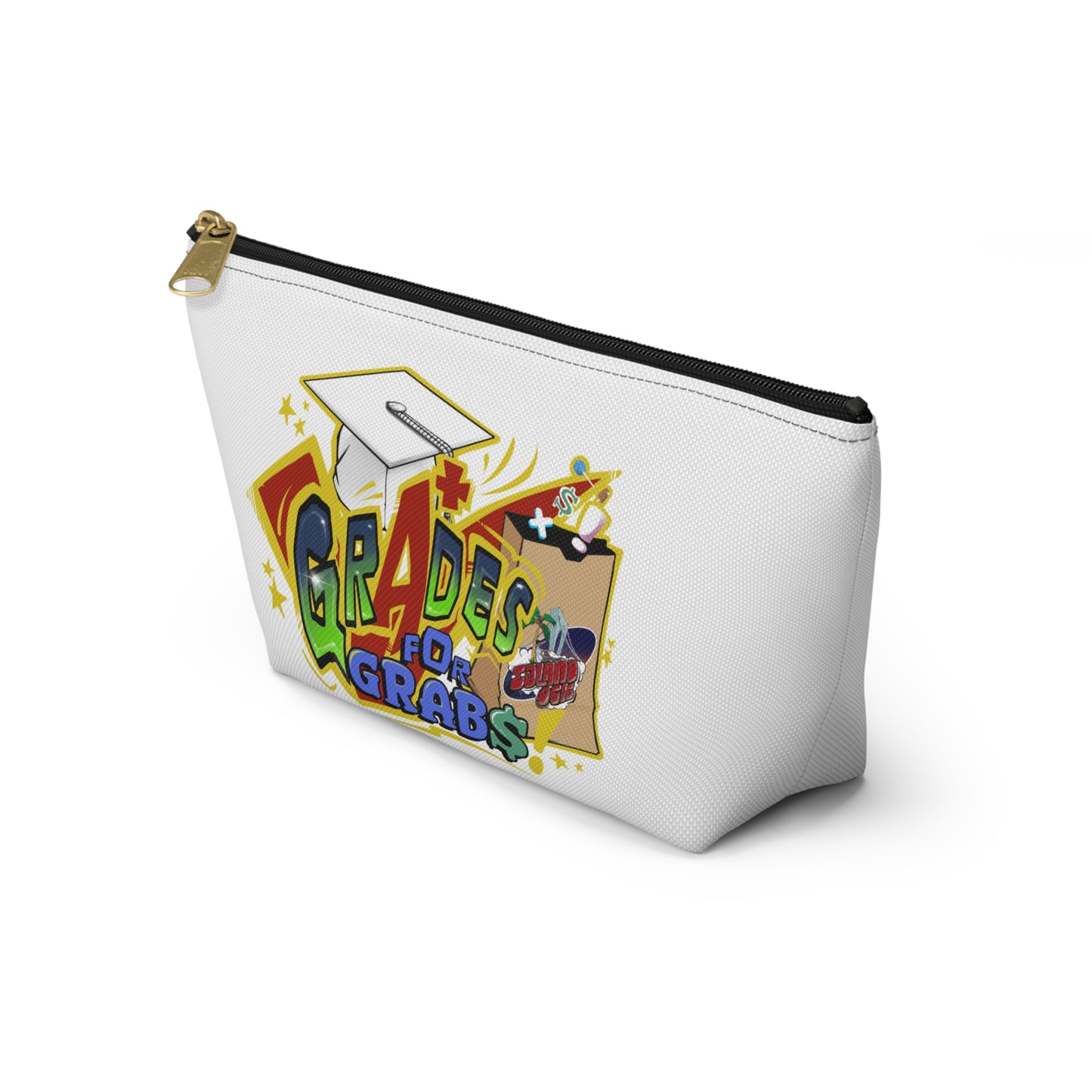 Grades for Grabs School Pouch (White)