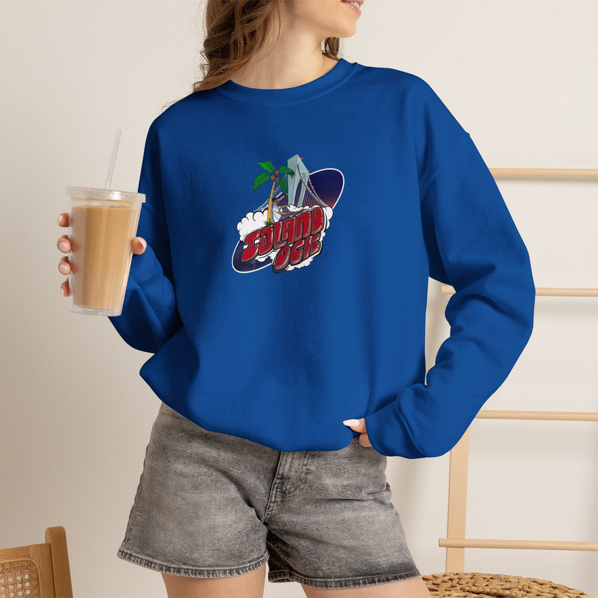 Black and Gold A+ Crewneck Sweatshirt