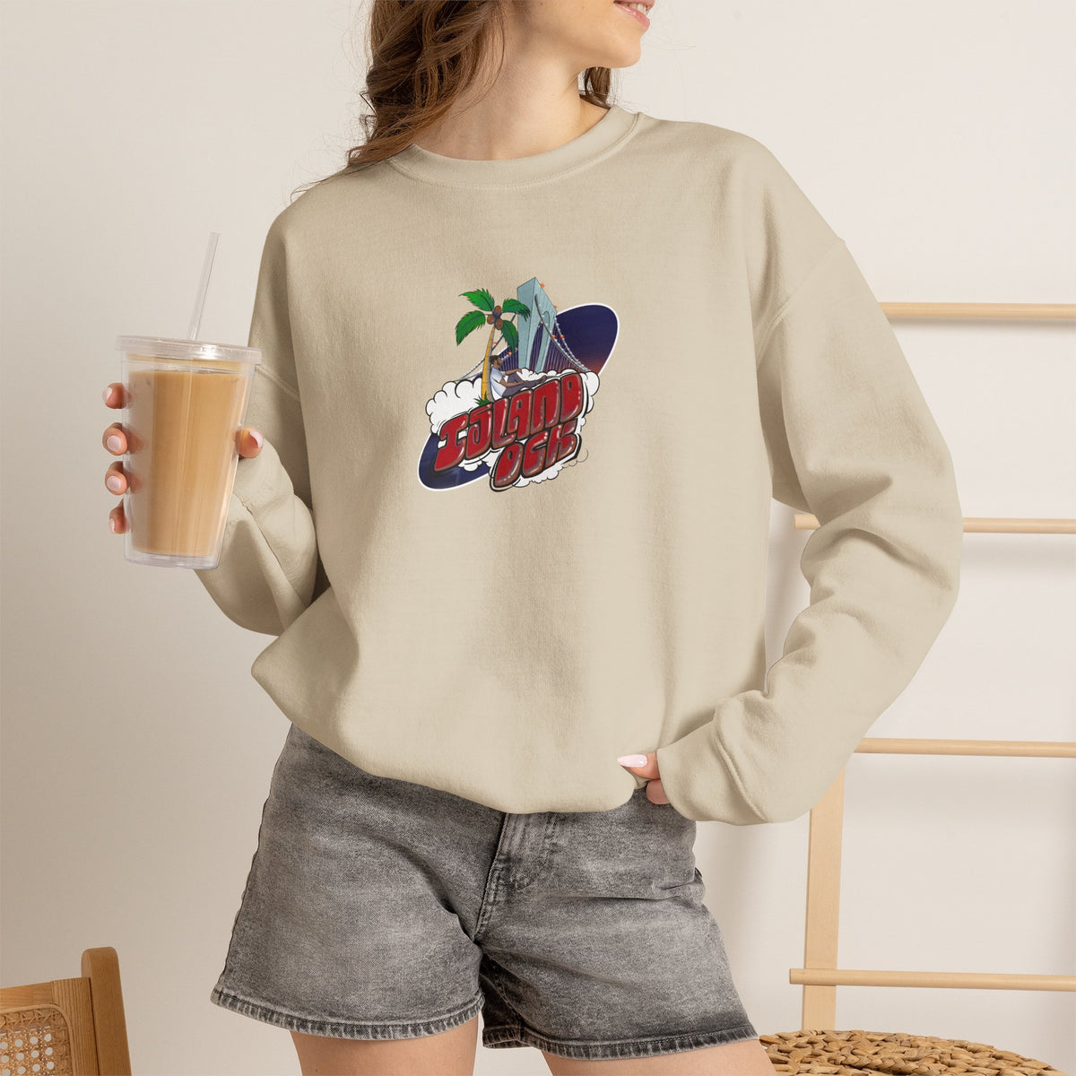 Silver A+ Crewneck Sweatshirt