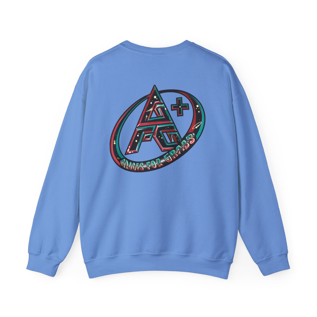 Black, White, Red, Green A+ Crewneck Sweatshirt