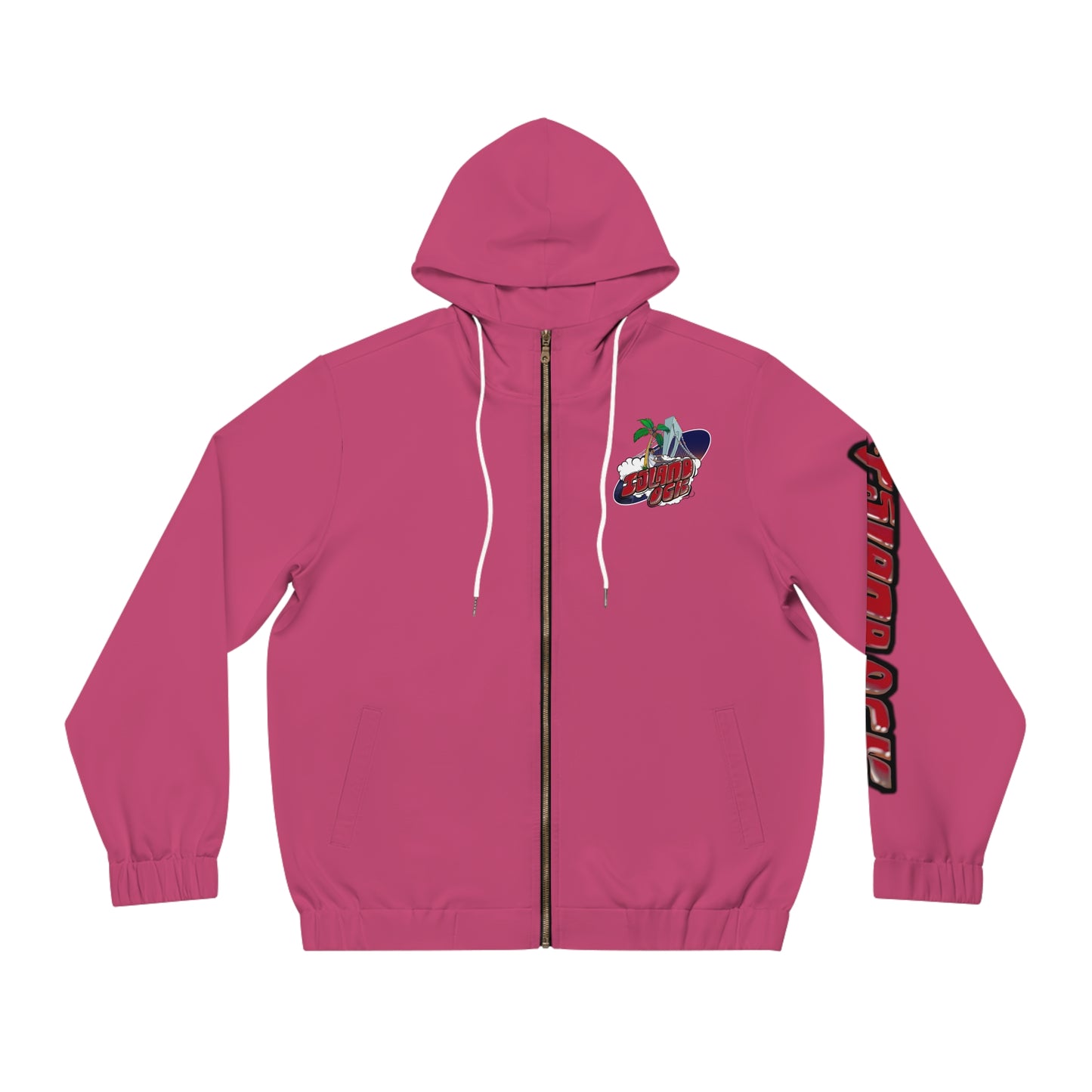 Island Ock Zip-Up Hoodie (Heliconia)