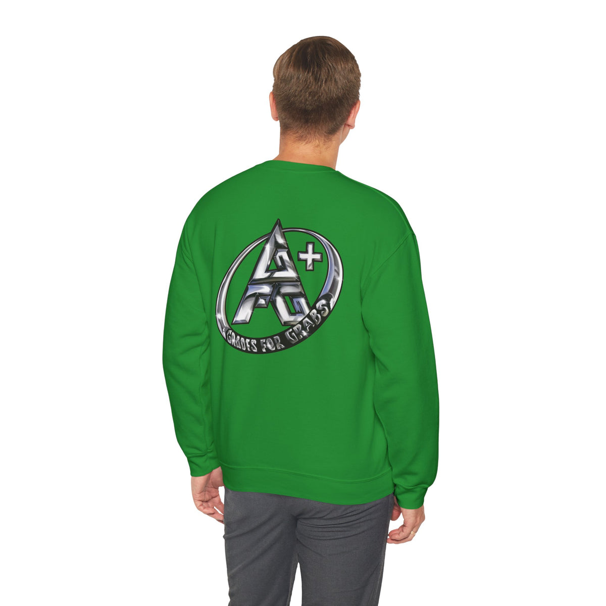 Silver A+ Crewneck Sweatshirt