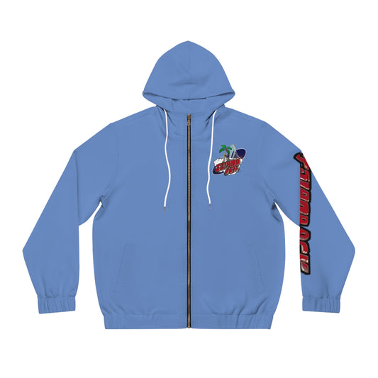 Island Ock Zip-Up Hoodie (Carolina Blue)