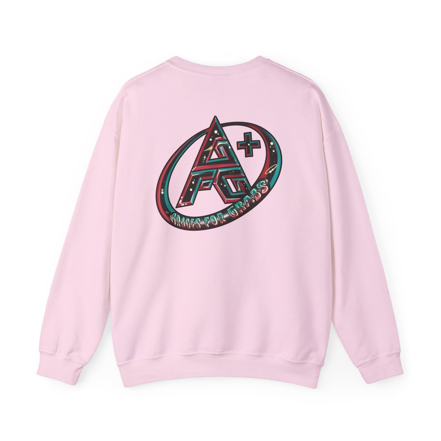 Black, White, Red, Green A+ Crewneck Sweatshirt