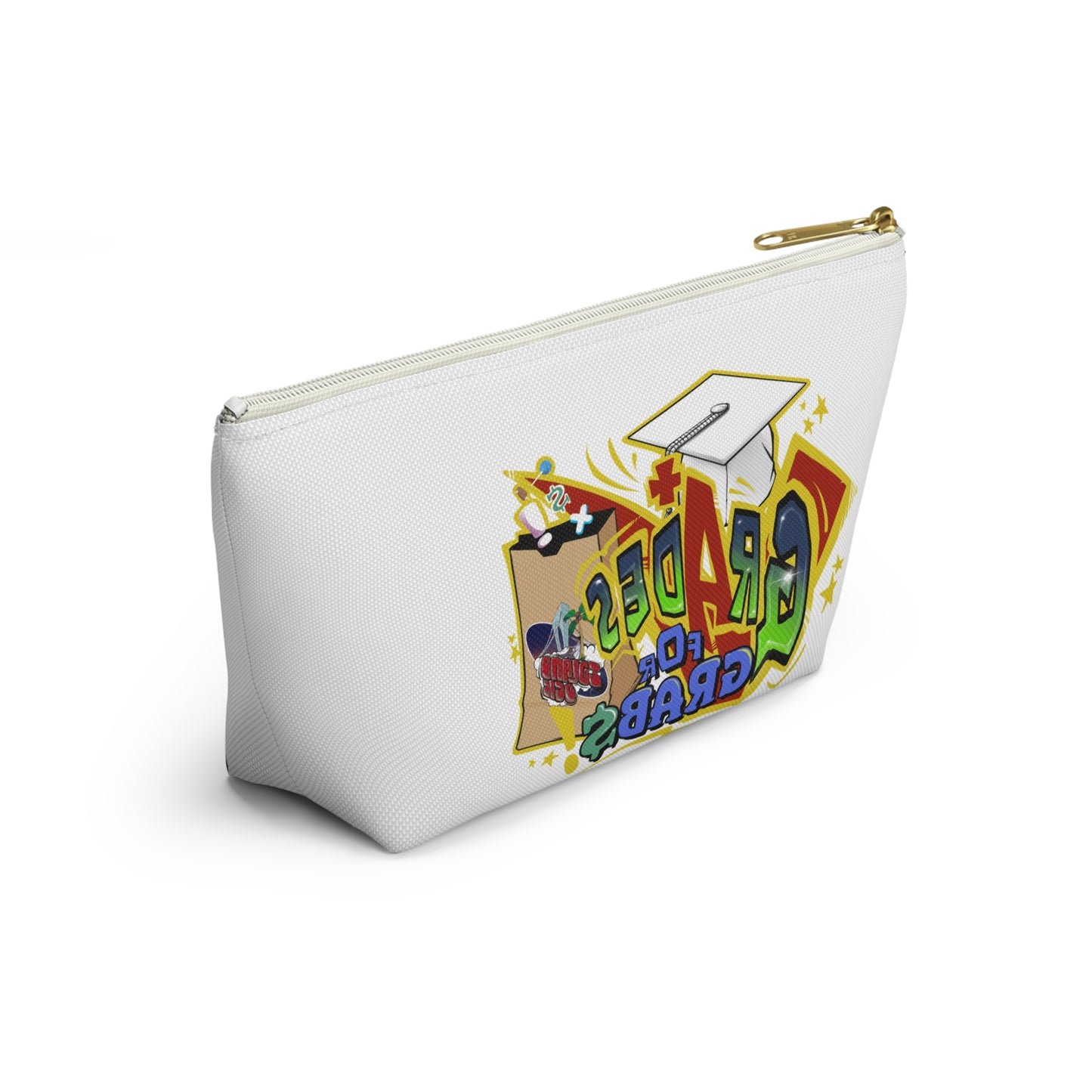 Grades for Grabs School Pouch (White)