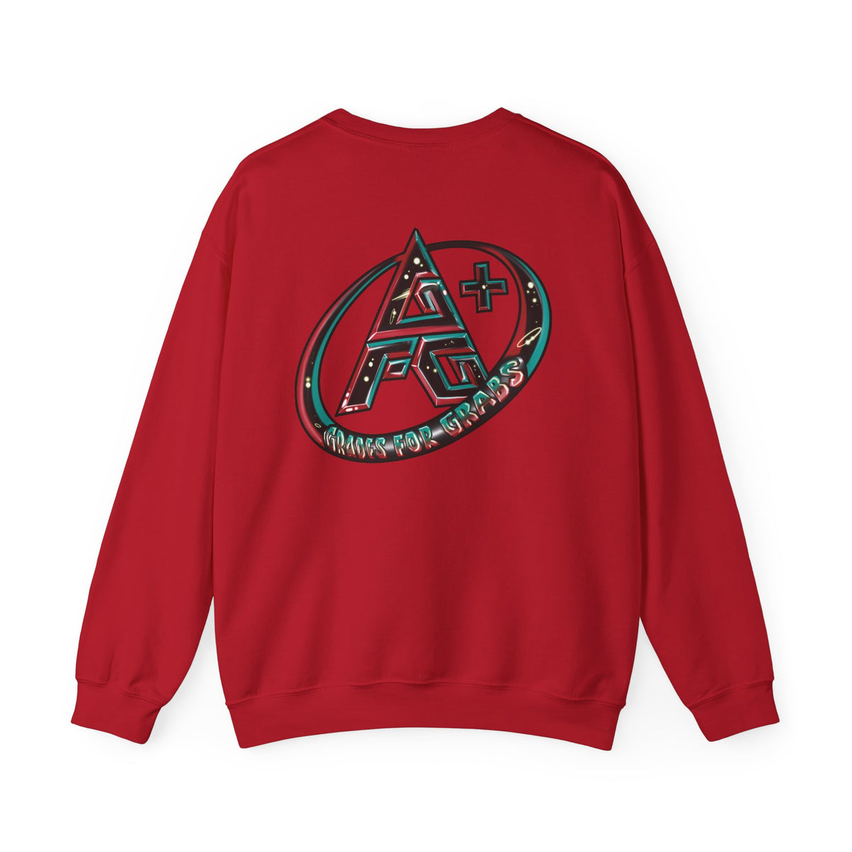 Black, White, Red, Green A+ Crewneck Sweatshirt