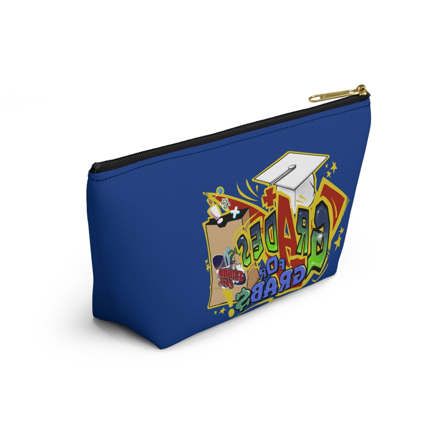 Grades for Grabs School Pouch (Dark Blue)