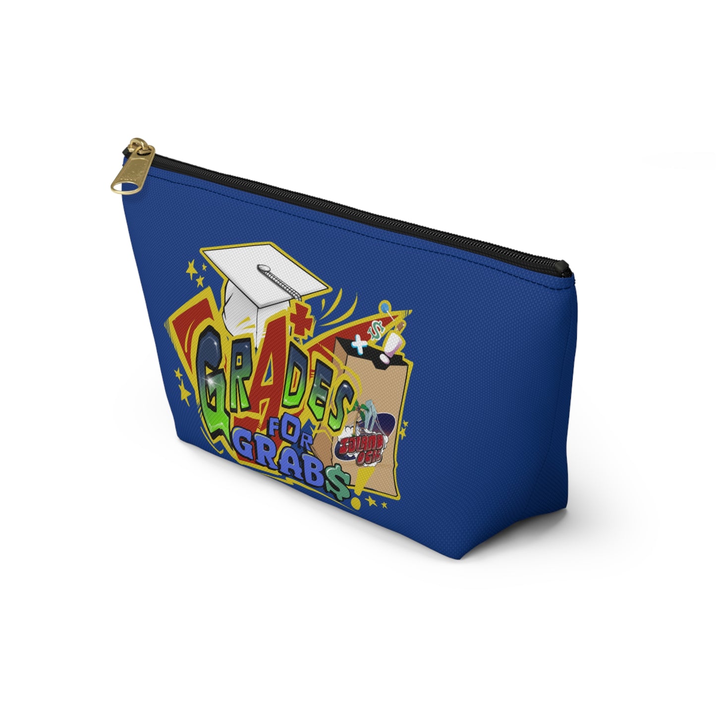 Grades for Grabs School Pouch (Dark Blue)