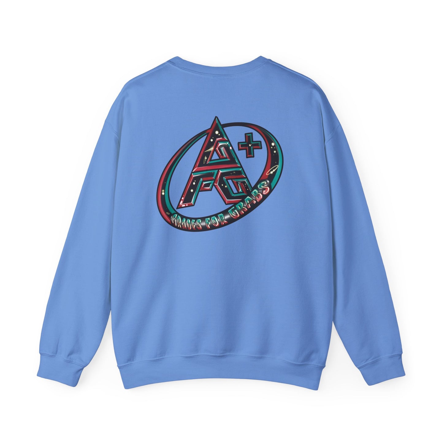 Black, White, Red, Green A+ Crewneck Sweatshirt