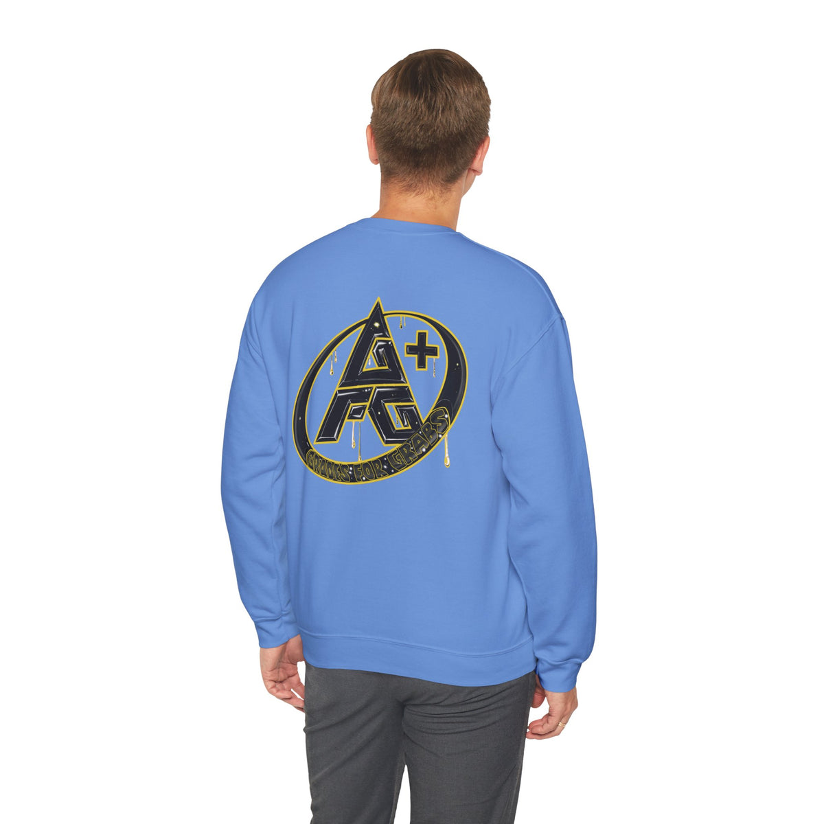 Black and Gold A+ Crewneck Sweatshirt