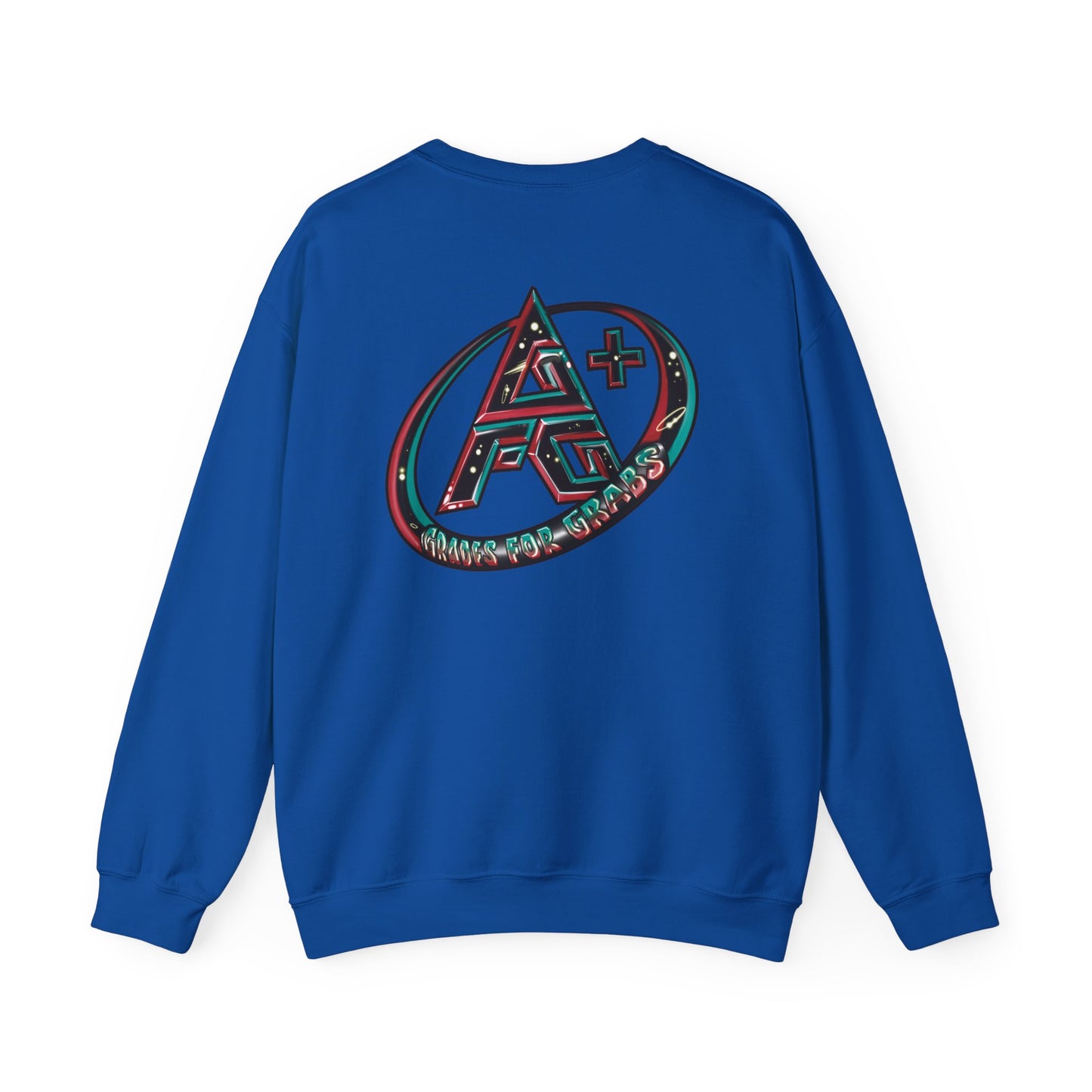 Black, White, Red, Green A+ Crewneck Sweatshirt