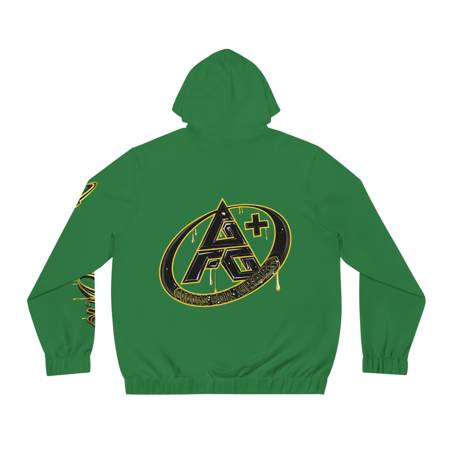 Gold & Black A+ Drip Zip-Up (Irish Green)