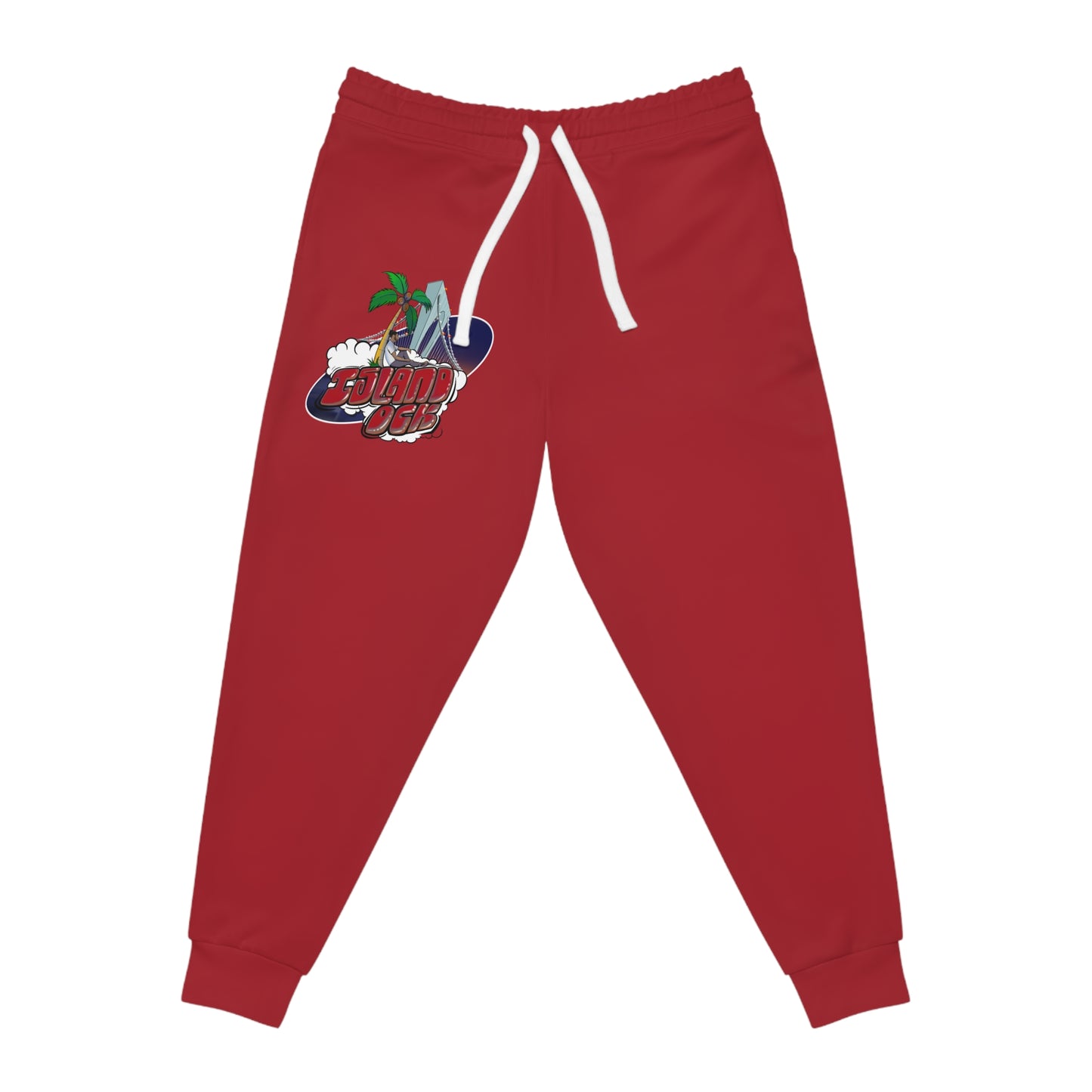 Island Ock Joggers (Cherry Red)