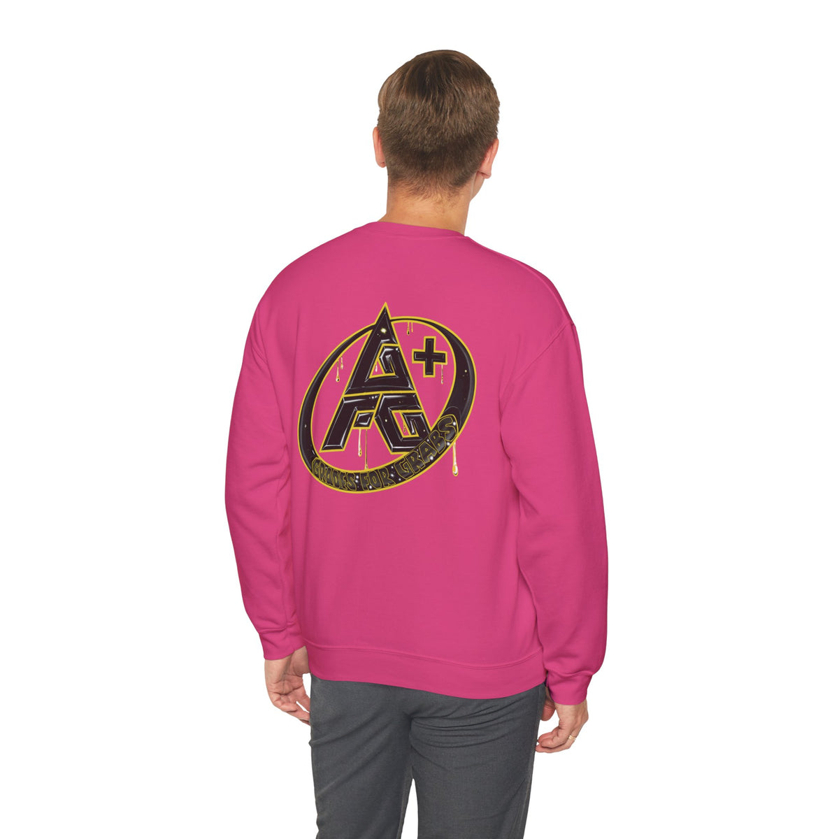 Black and Gold A+ Crewneck Sweatshirt