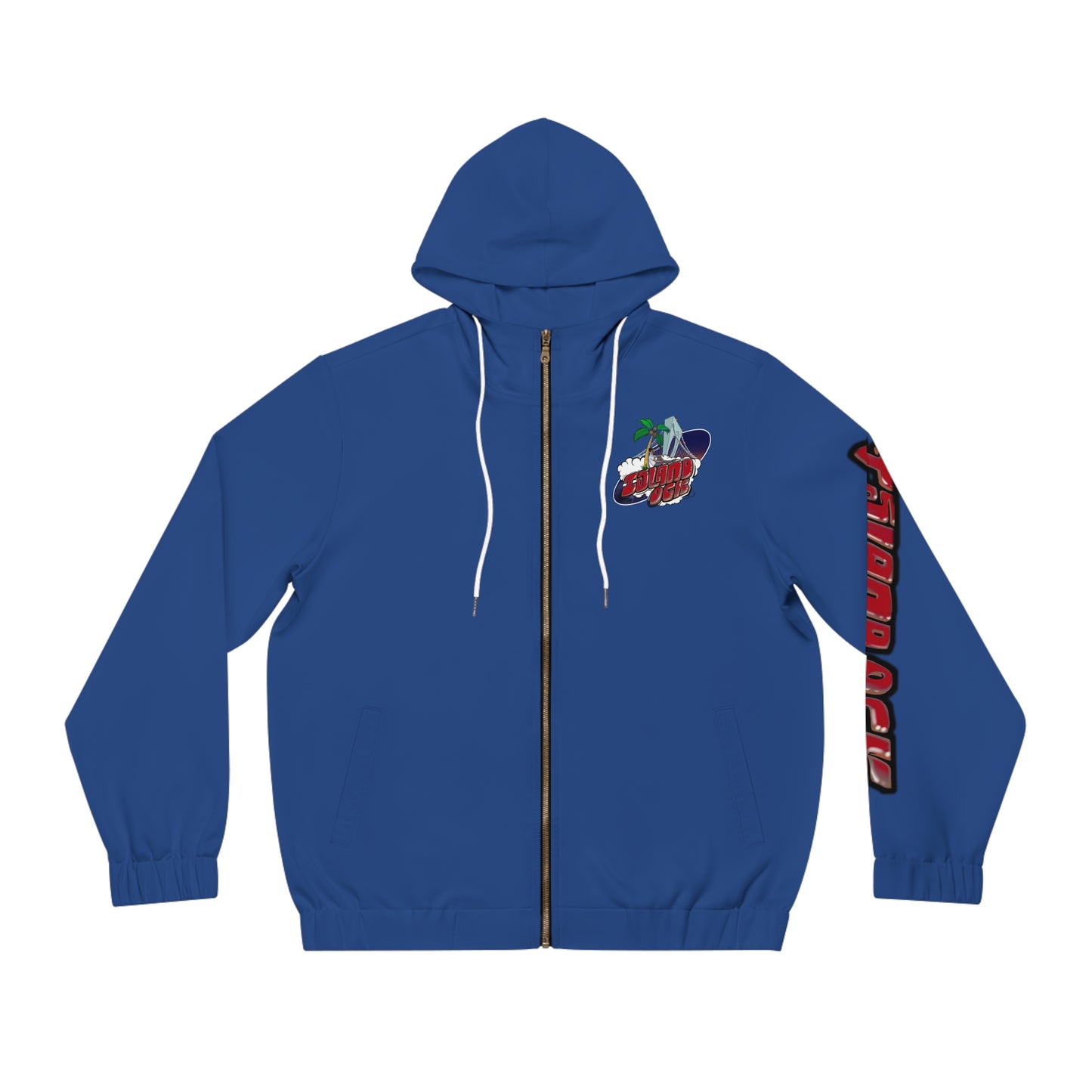 Island Ock Zip-Up Hoodie (Royal Blue)