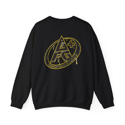Black and Gold A+ Crewneck Sweatshirt