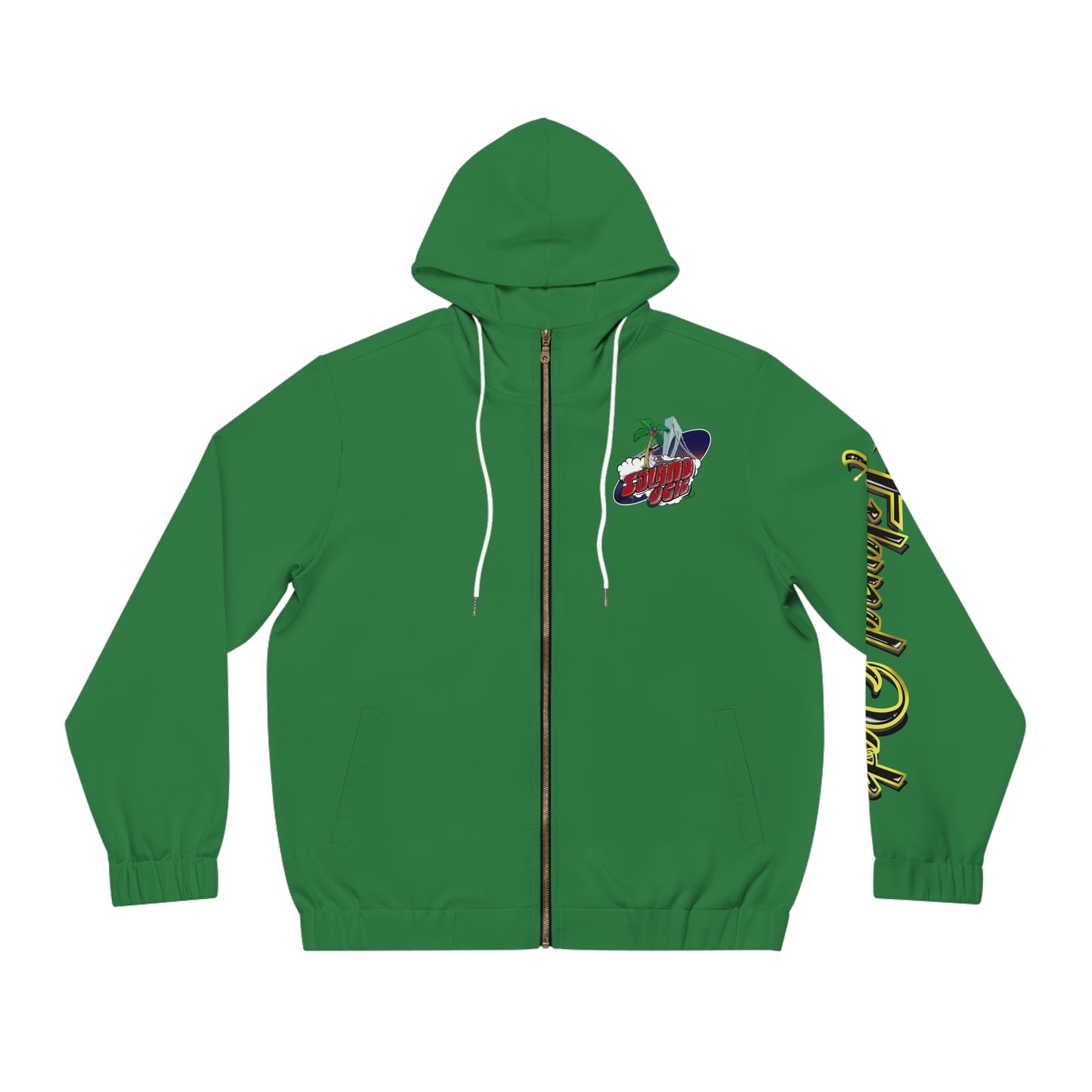 Gold & Black A+ Drip Zip-Up (Irish Green)