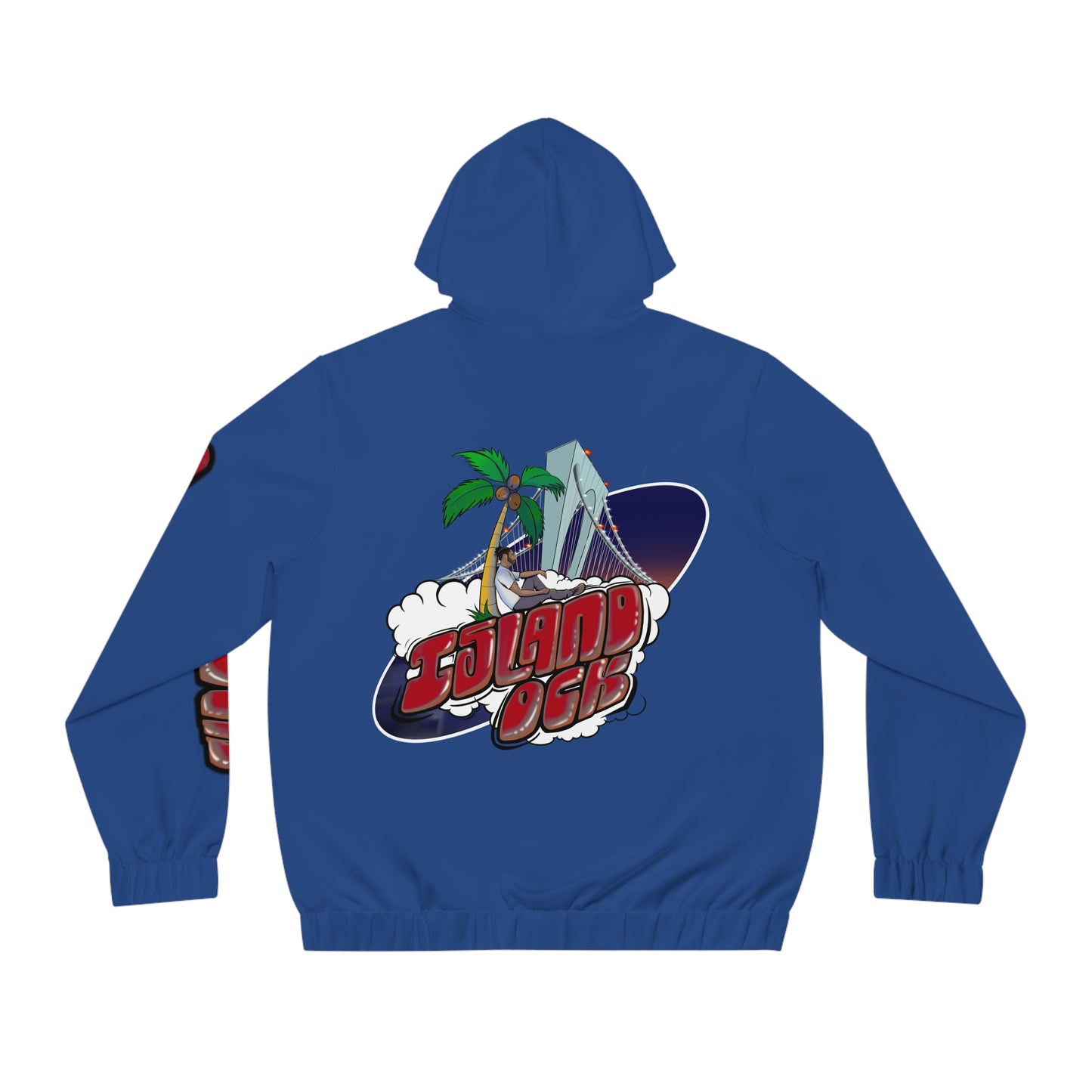 Island Ock Zip-Up Hoodie (Royal Blue)